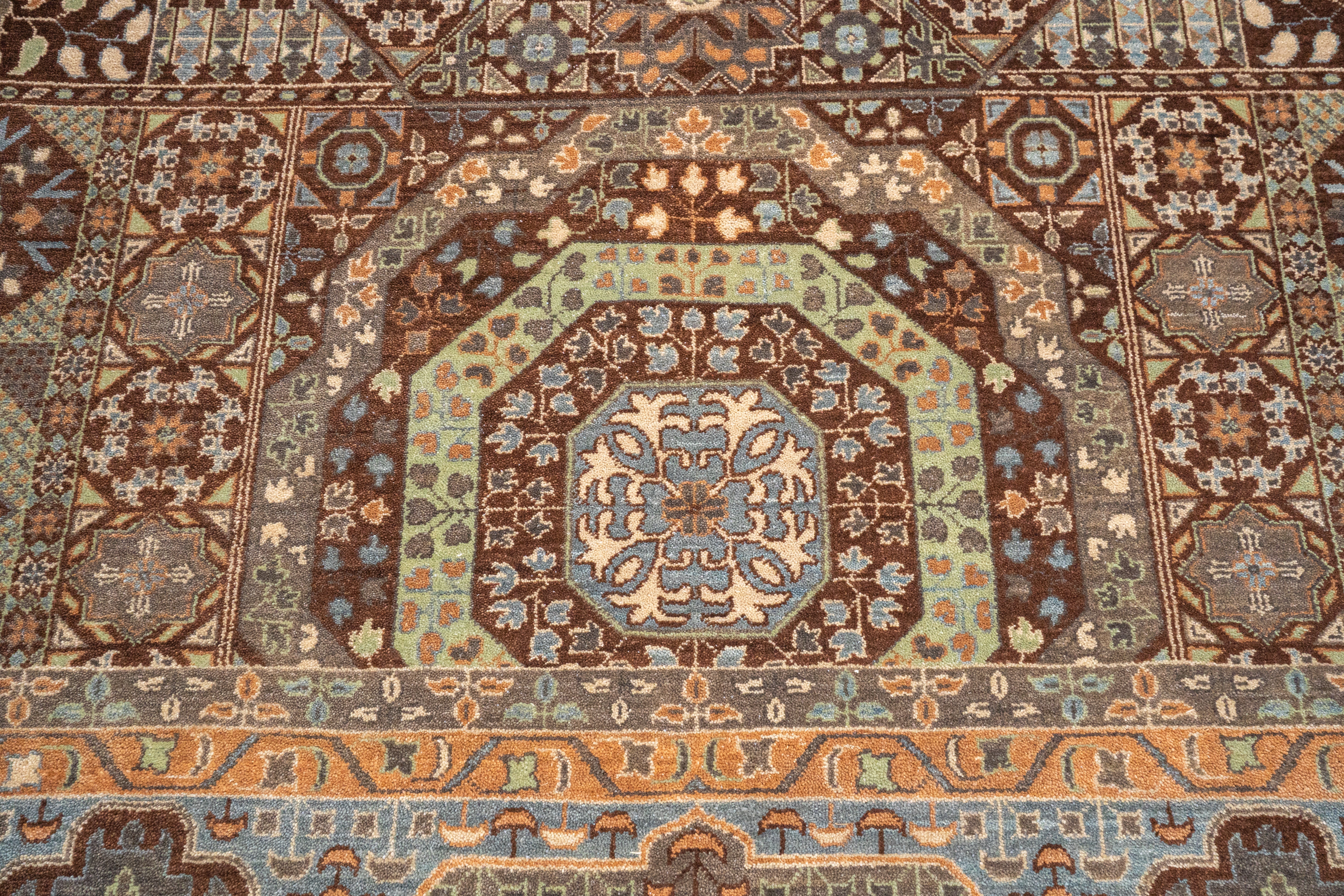 Handknotted Carpet DIA- 910 MAMLUK, BROWN & MULTI