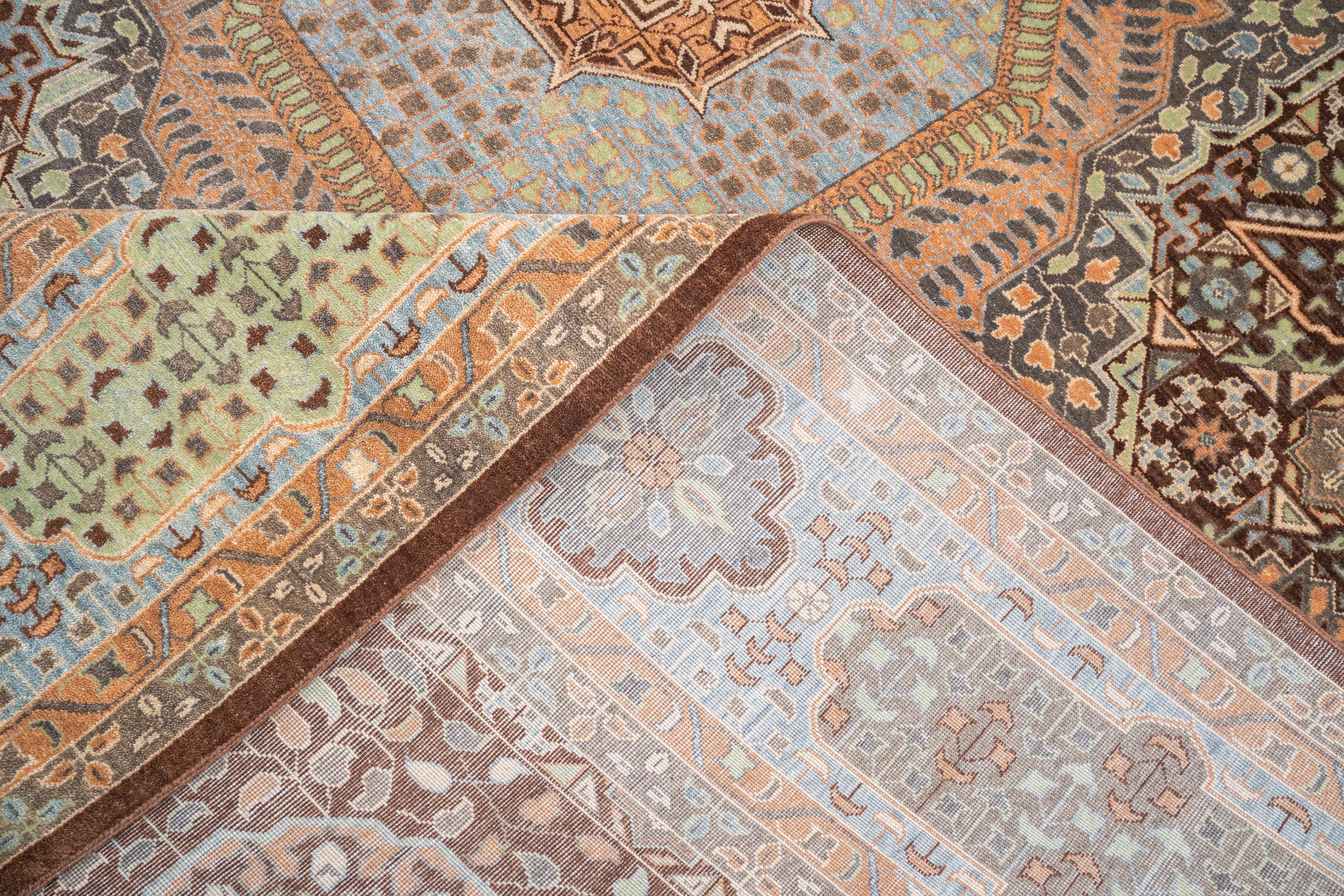 Handknotted Carpet DIA- 910 MAMLUK, BROWN & MULTI