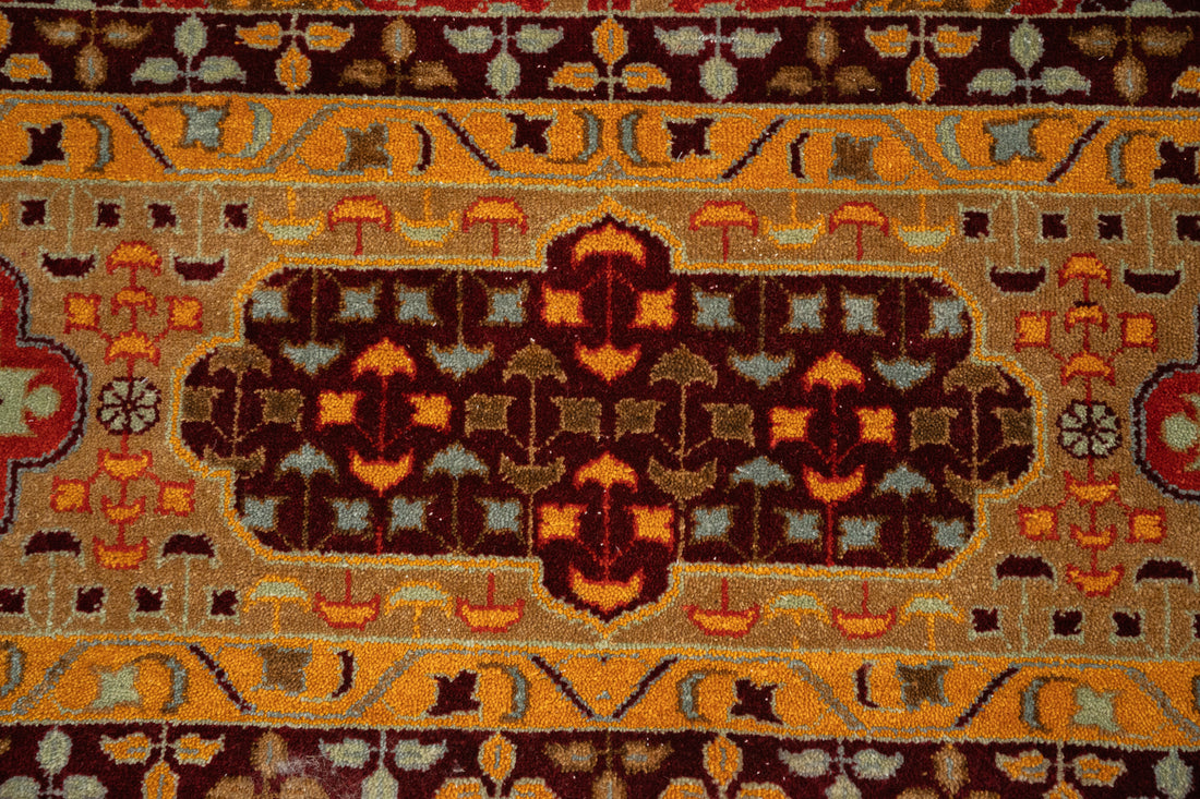 DIA- 912 MAMLUK Crimson, Dark Gold, Misty Moss & Bulgarian Rose