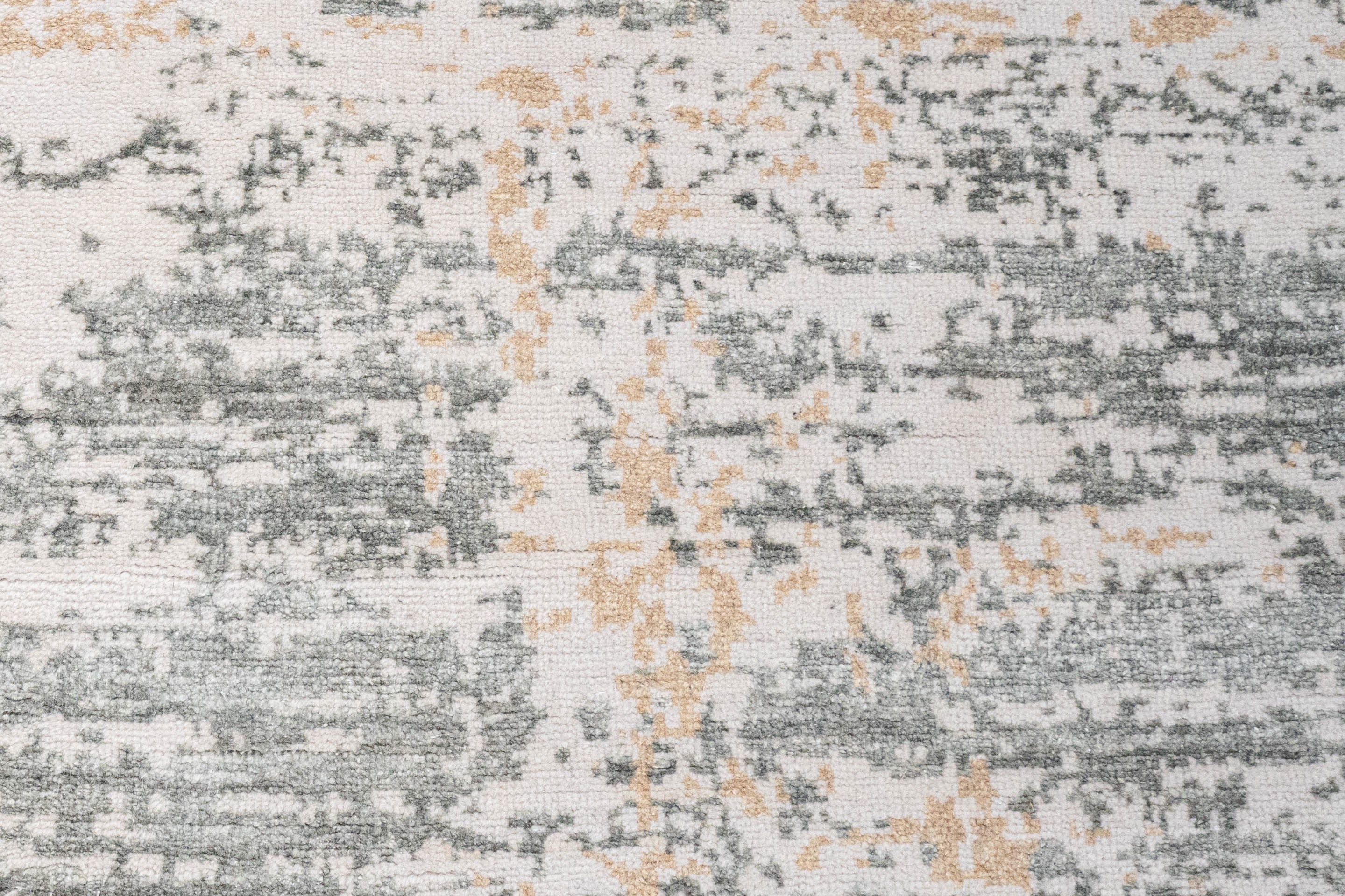 Abstract Design  Handknotted Runner Rug  DIA- 928 GALAXY