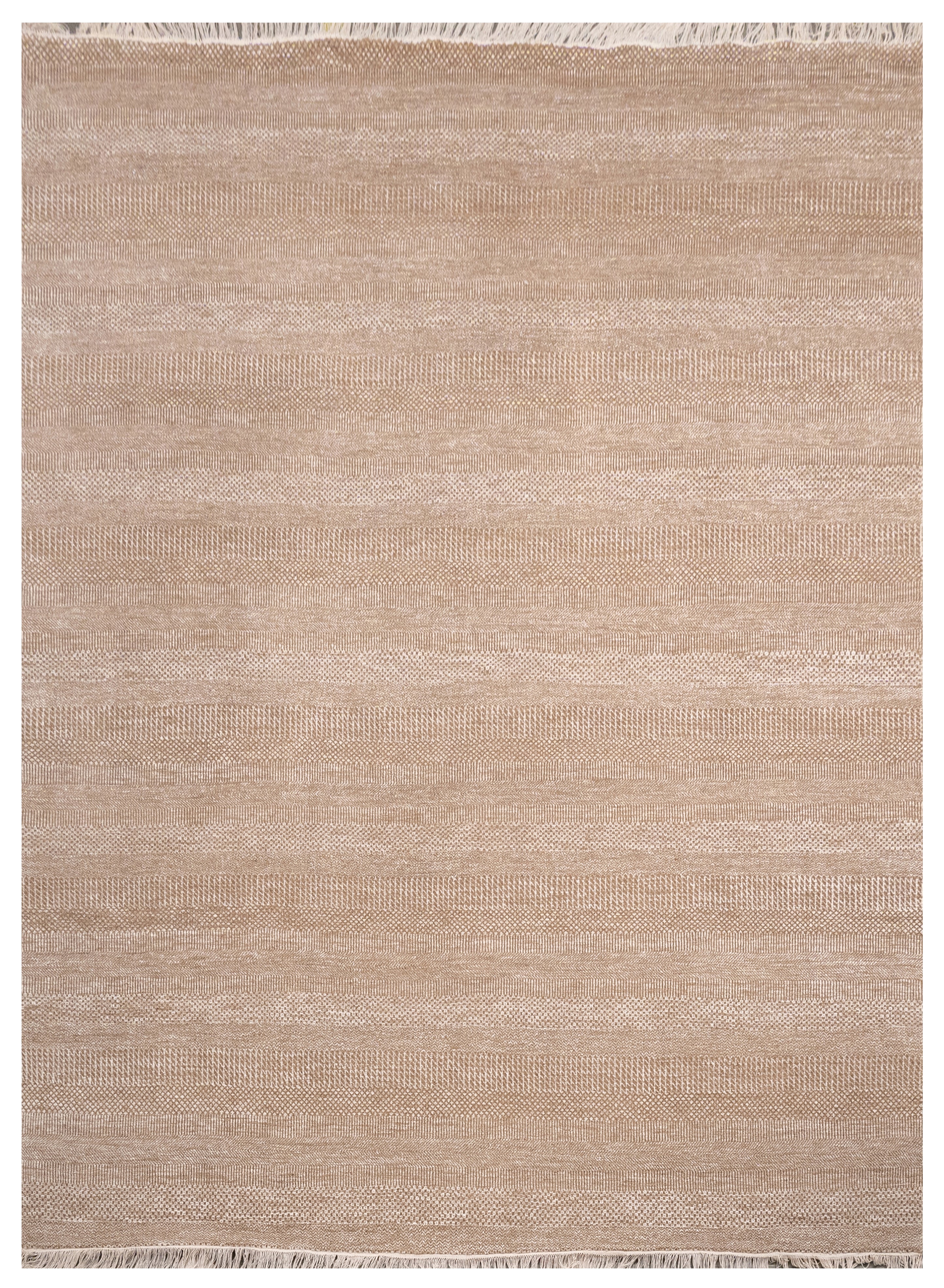 Handknotted Rug DIA- 935 MCN, Beaver & White Chocolate