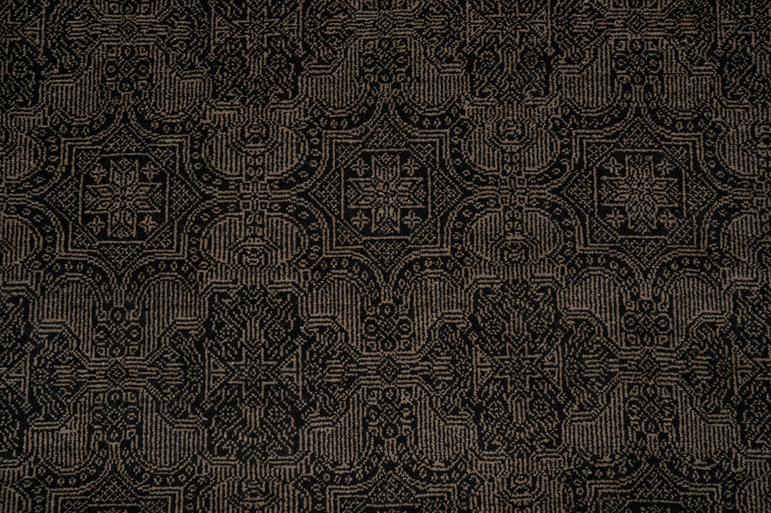 Handknotted Carpet, DIA: 944 MC-2, Vampire & Black Shadow