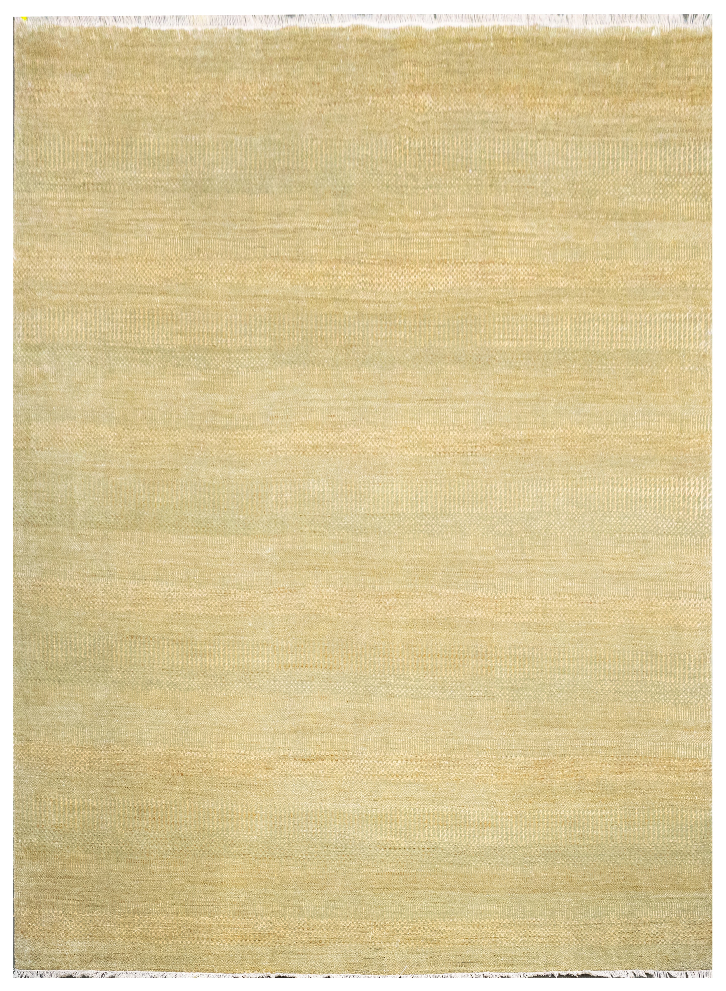 Handknotted Carpet, DIA: 948  MCN, Sage Earth Yellow
