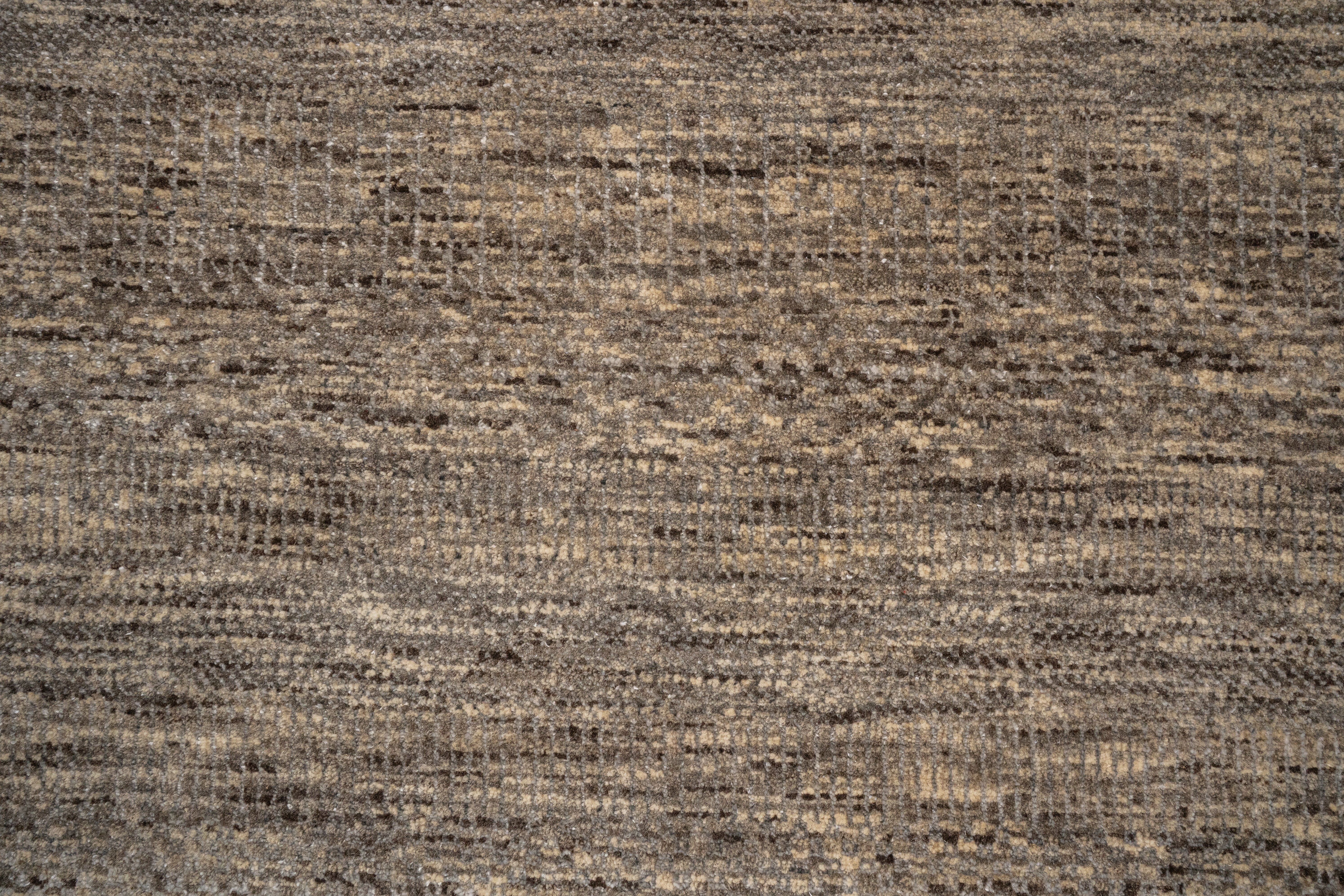 Handknotted Carpet, DIA- 952 MCN, Tan & Mud Brown