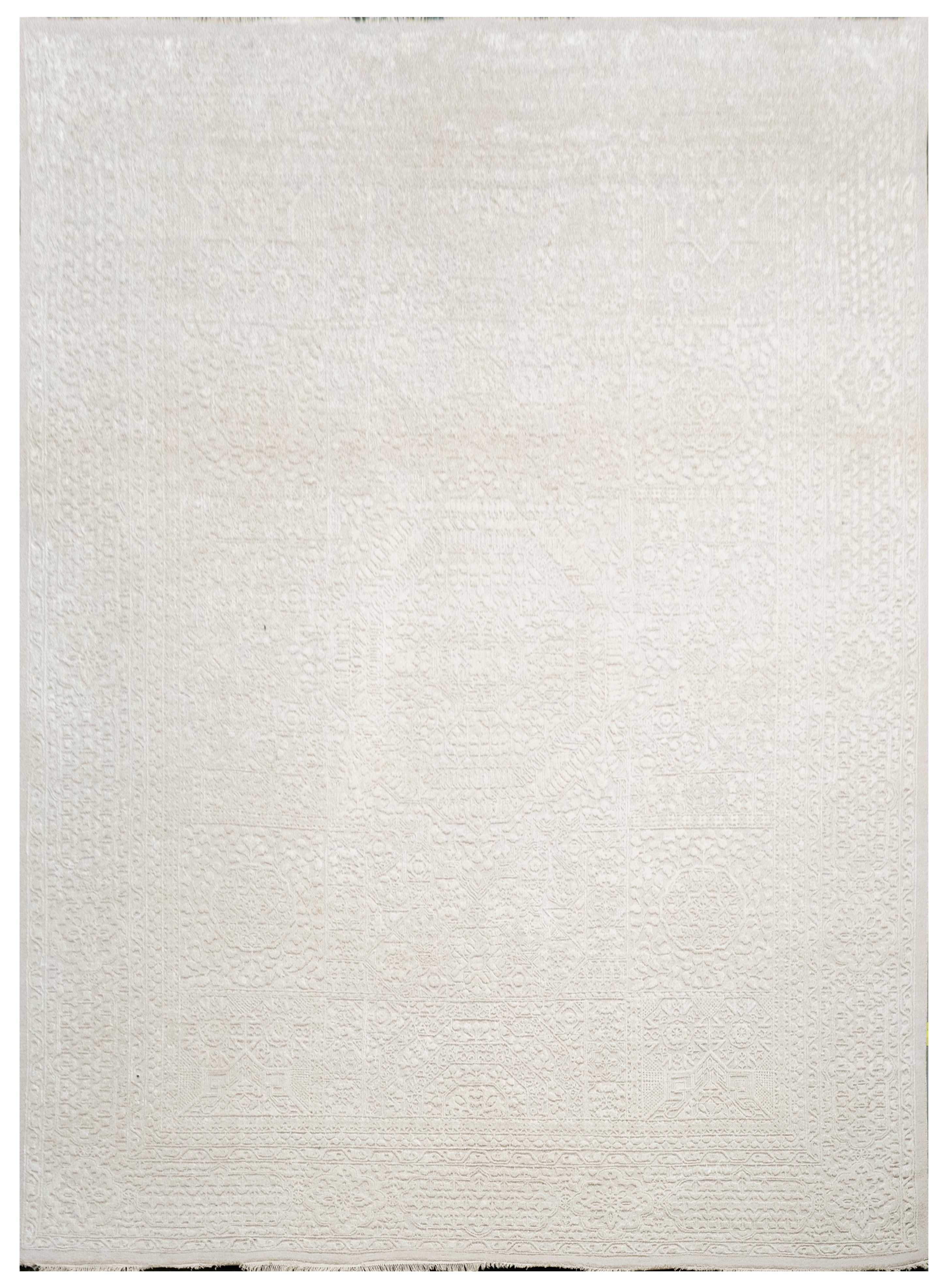 Handknotted Rug  DIA- 918 MAMLUK Ivory & Ivory