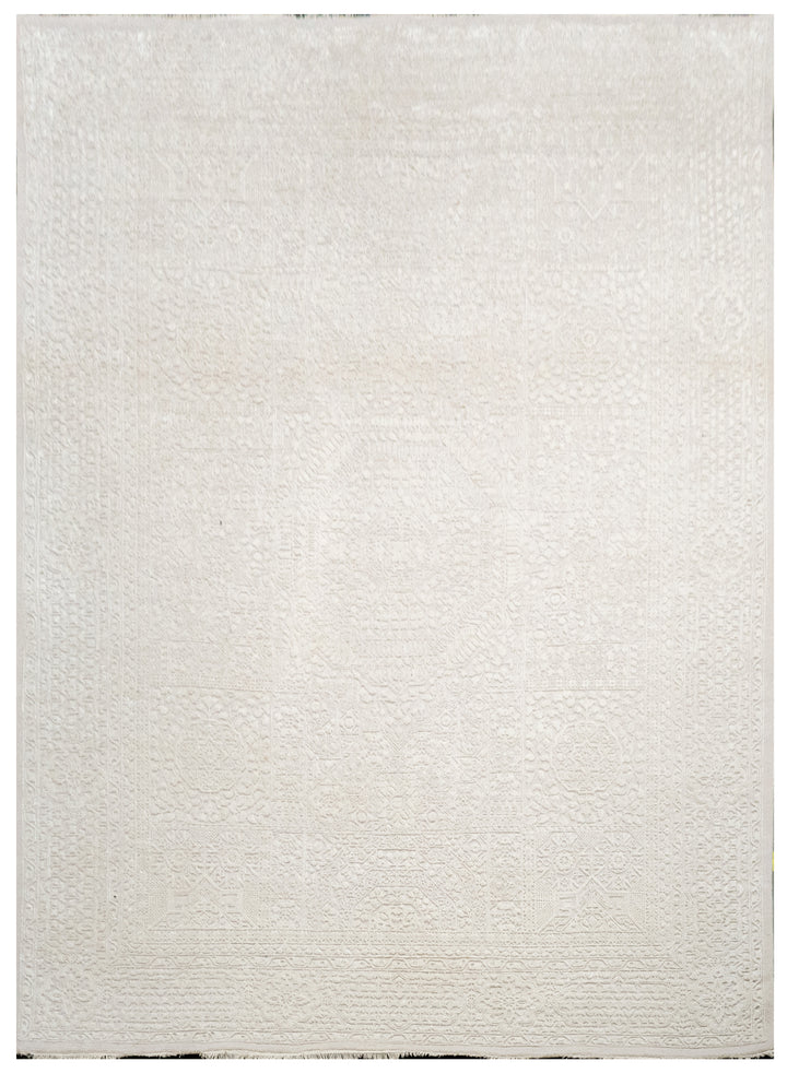 Handknotted Rug  DIA- 918 MAMLUK Ivory & Ivory