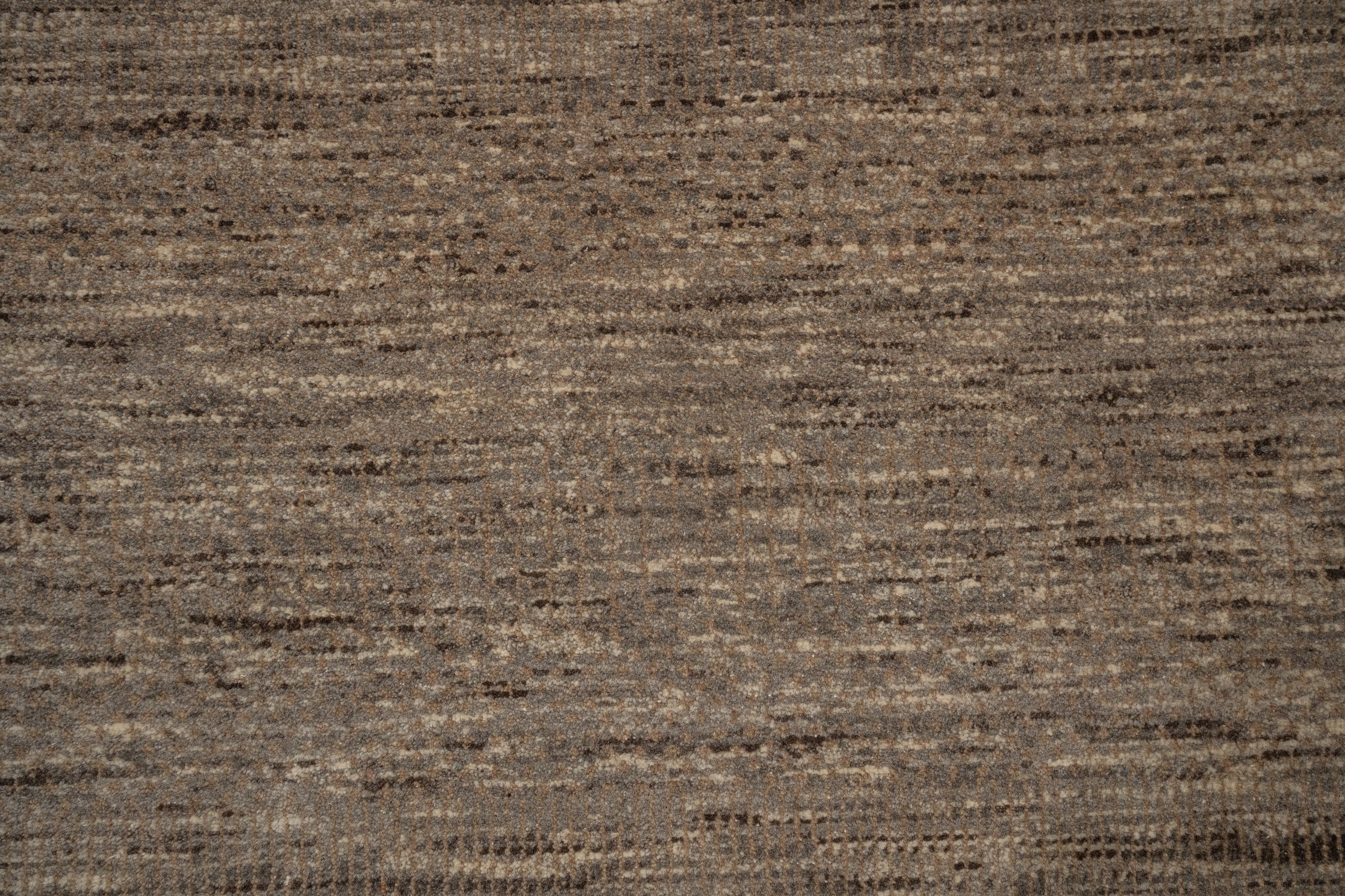 Handknotted Carpet, DIA- 989 MCN, Natural & Brown