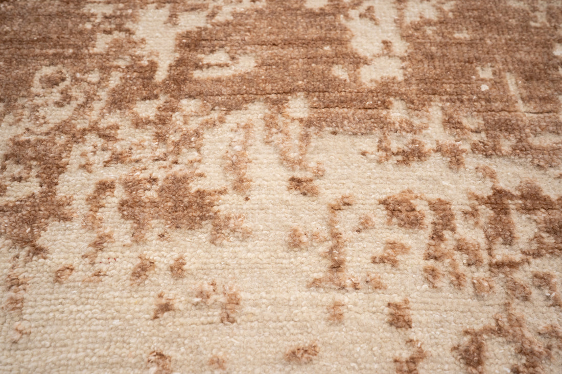 Abstract Design  Handknotted Carpet DIA: 996 GALAXY 22,  Café Au Lait Dust, Storm & Silver Pink