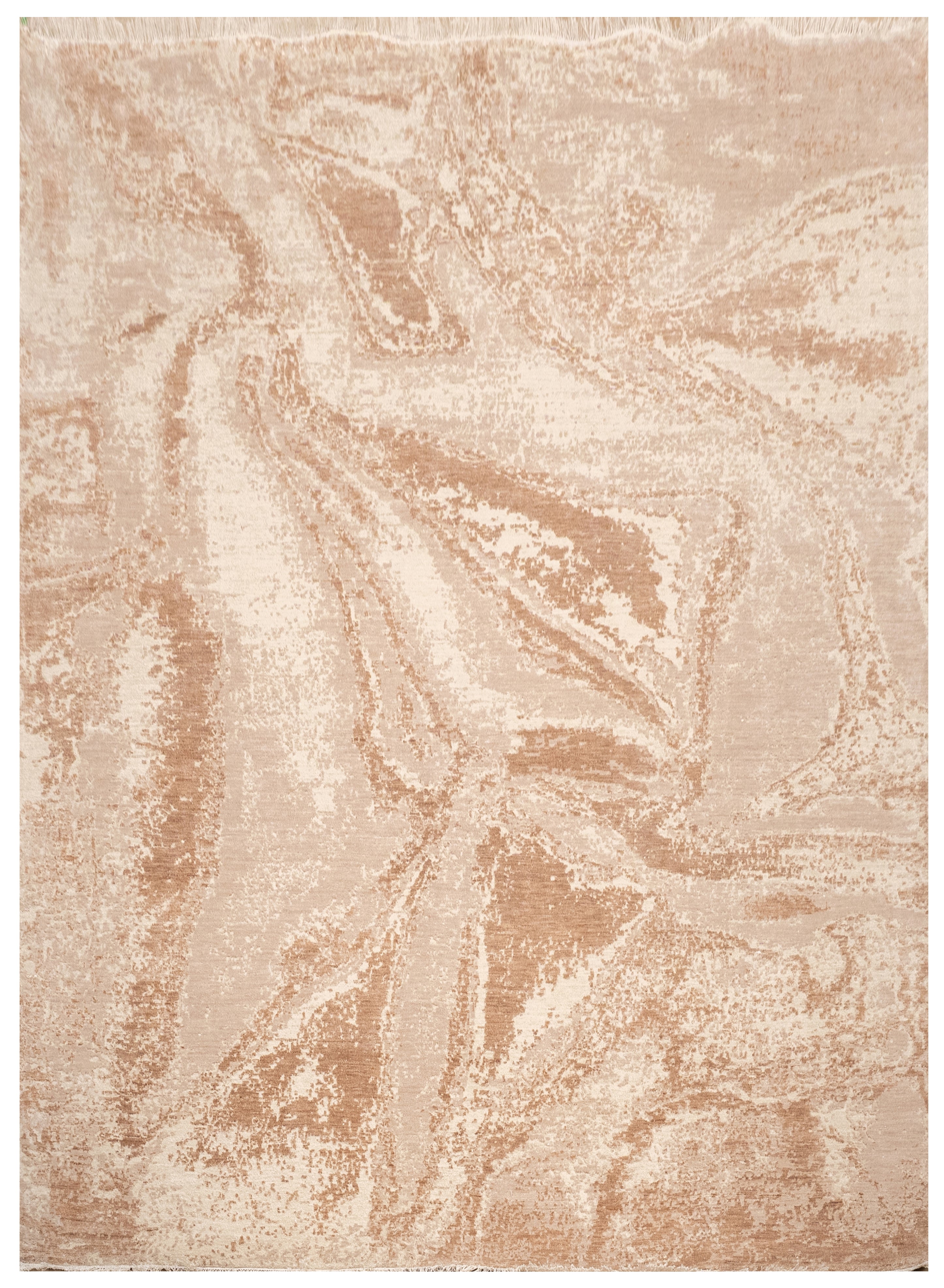 Abstract Design  Handknotted Carpet DIA: 996 GALAXY 22,  Café Au Lait Dust, Storm & Silver Pink