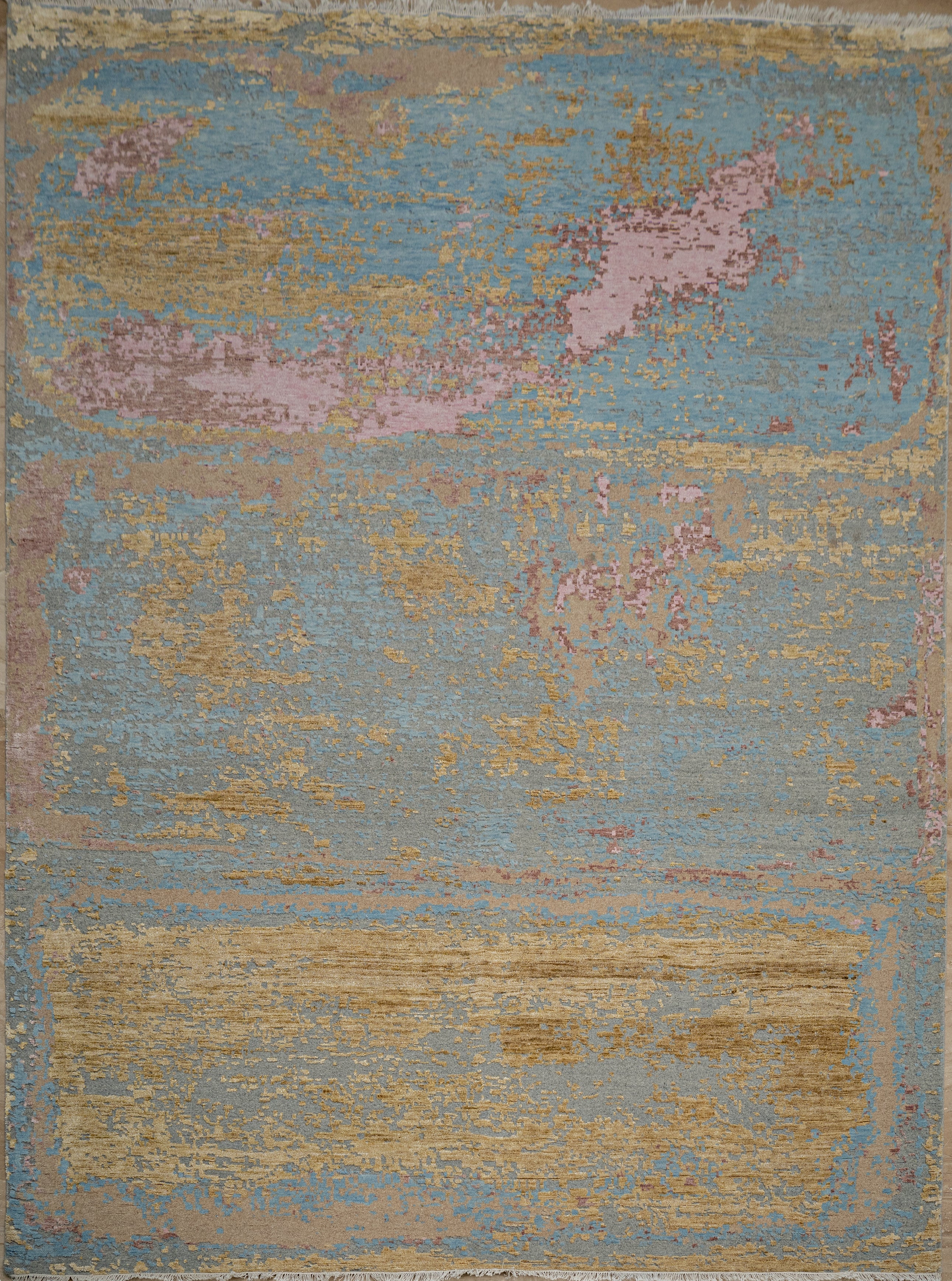 Abstract Design  Handknotted Carpet DIA- 10 GALAXY