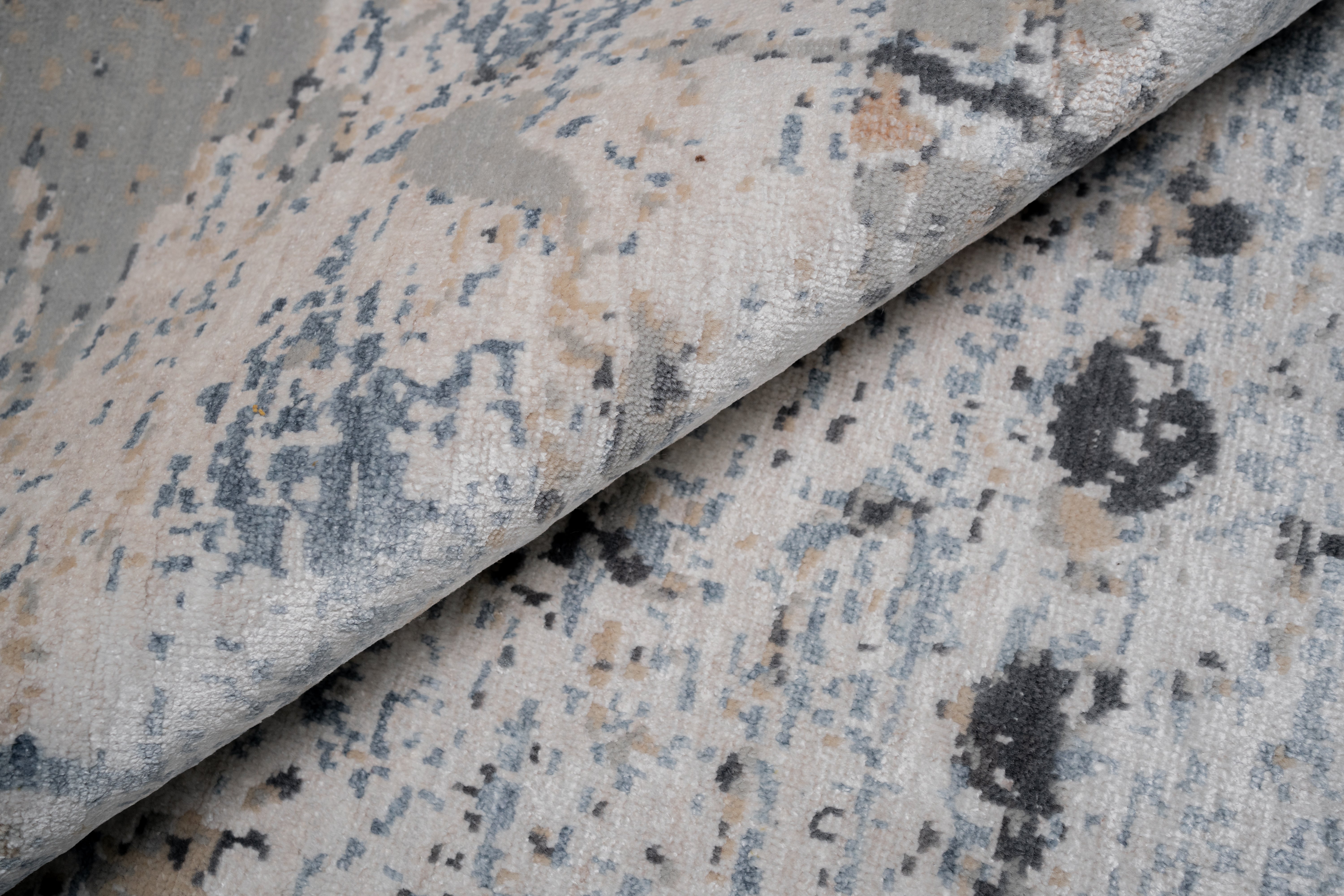 Abstract Design Handknotted Carpet DIA- 325