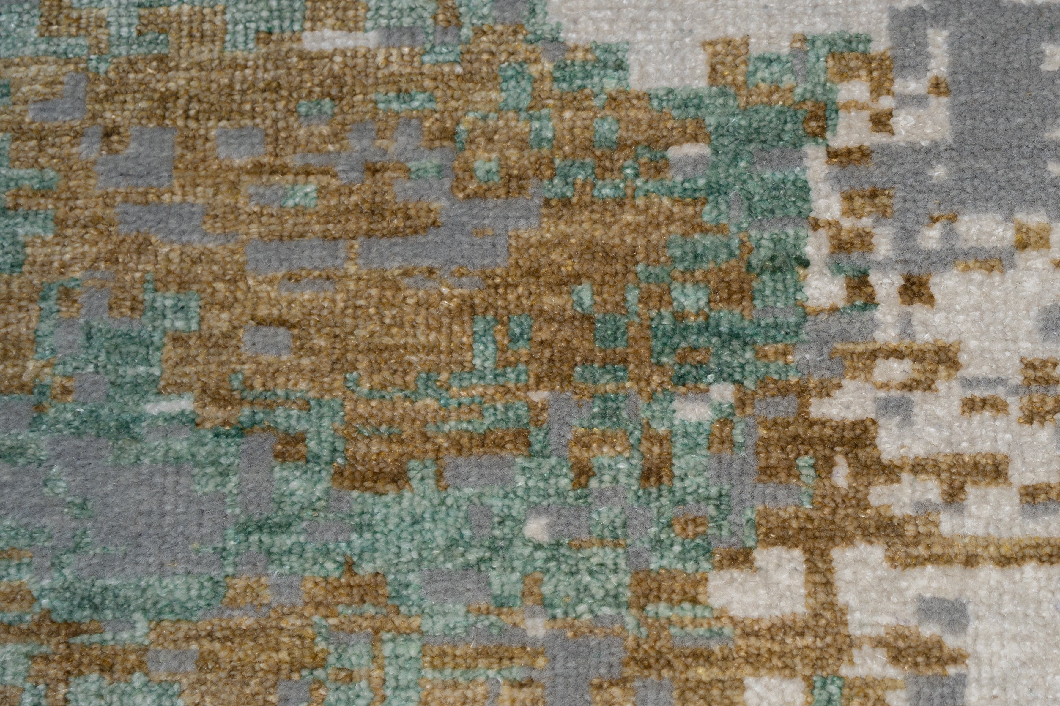 Abstact Design Handknotted Carpet DIA- 710