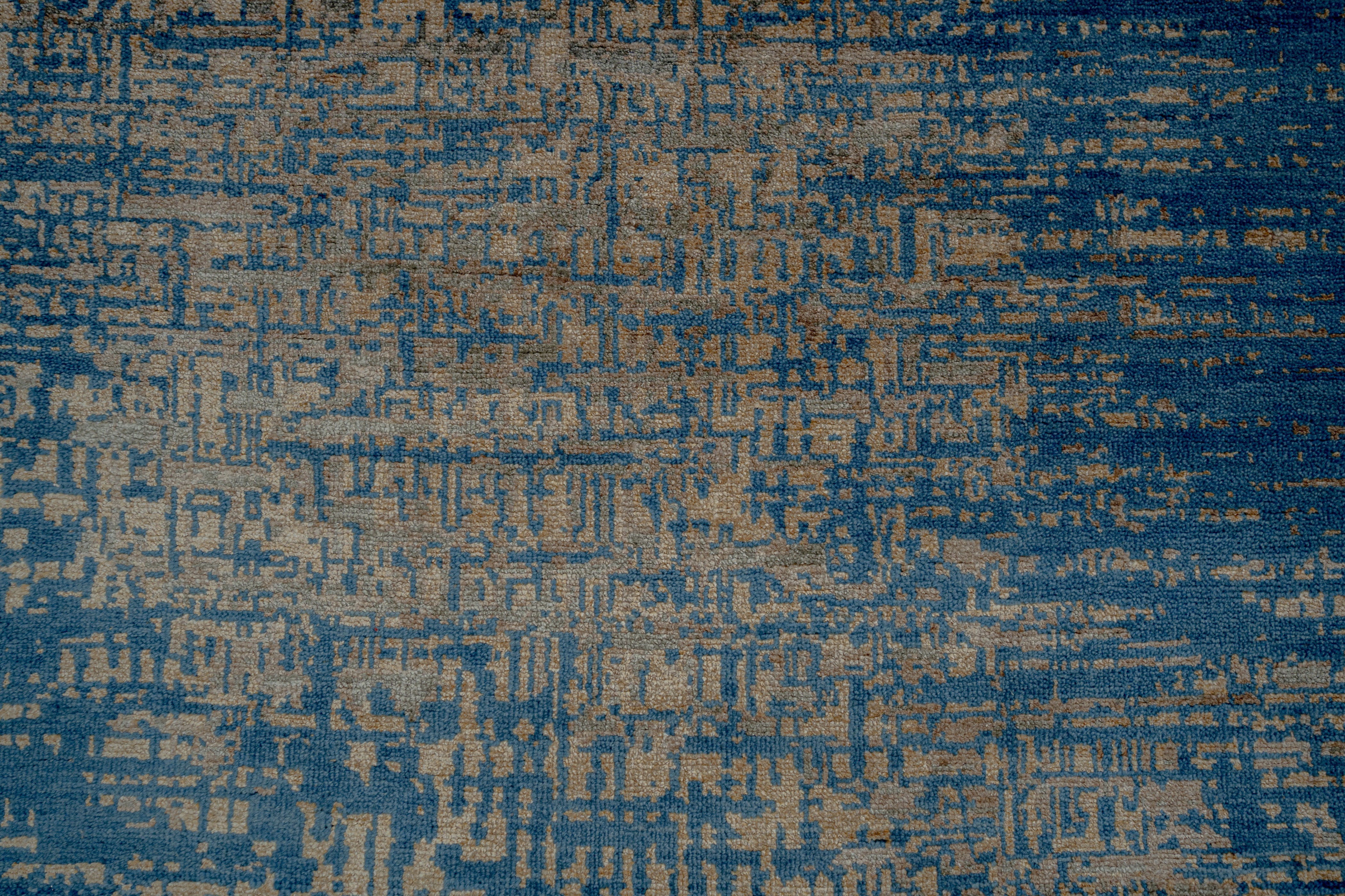 Abstact Design Handknotted Carpet DIA- 1057