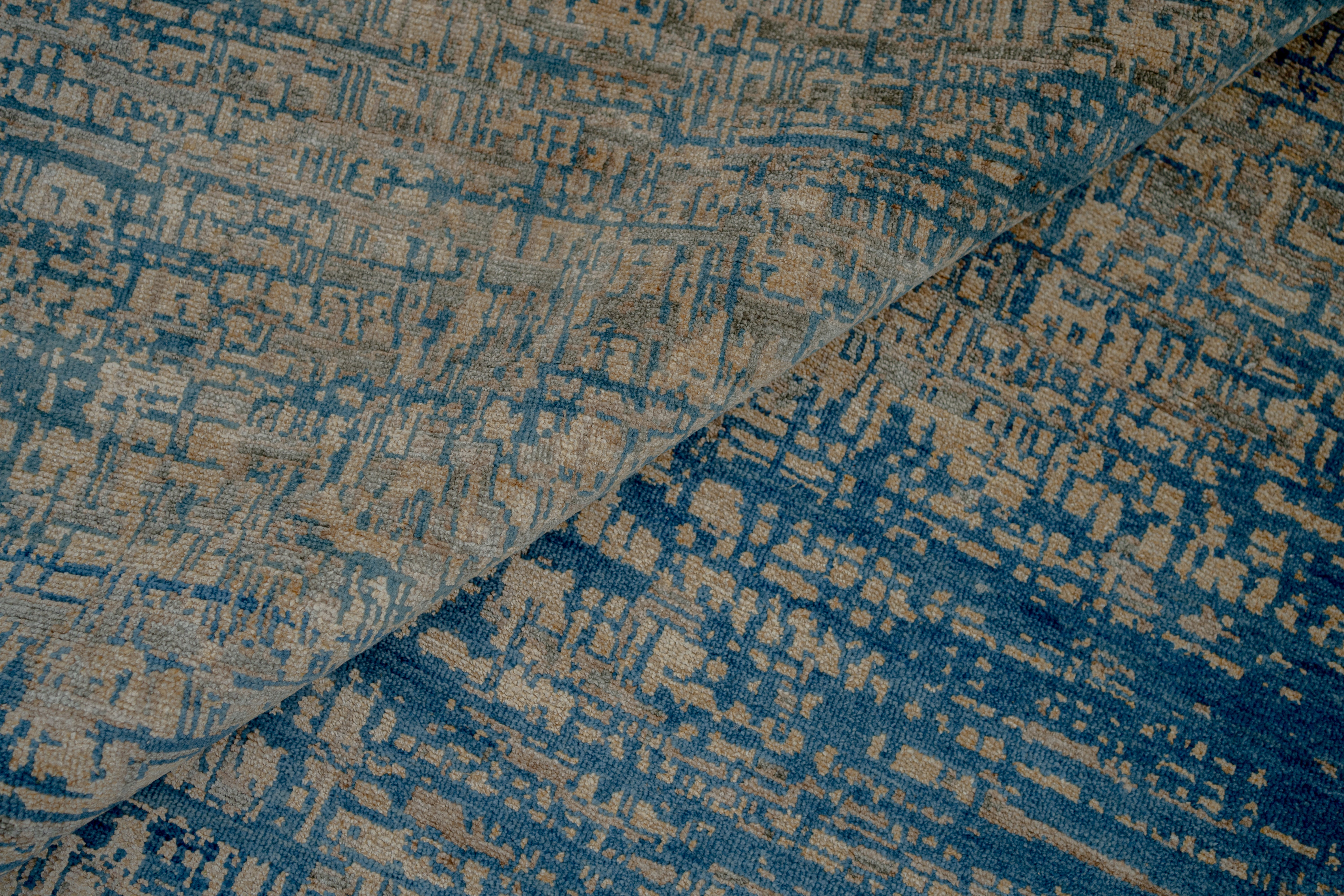 Abstact Design Handknotted Carpet DIA- 1057