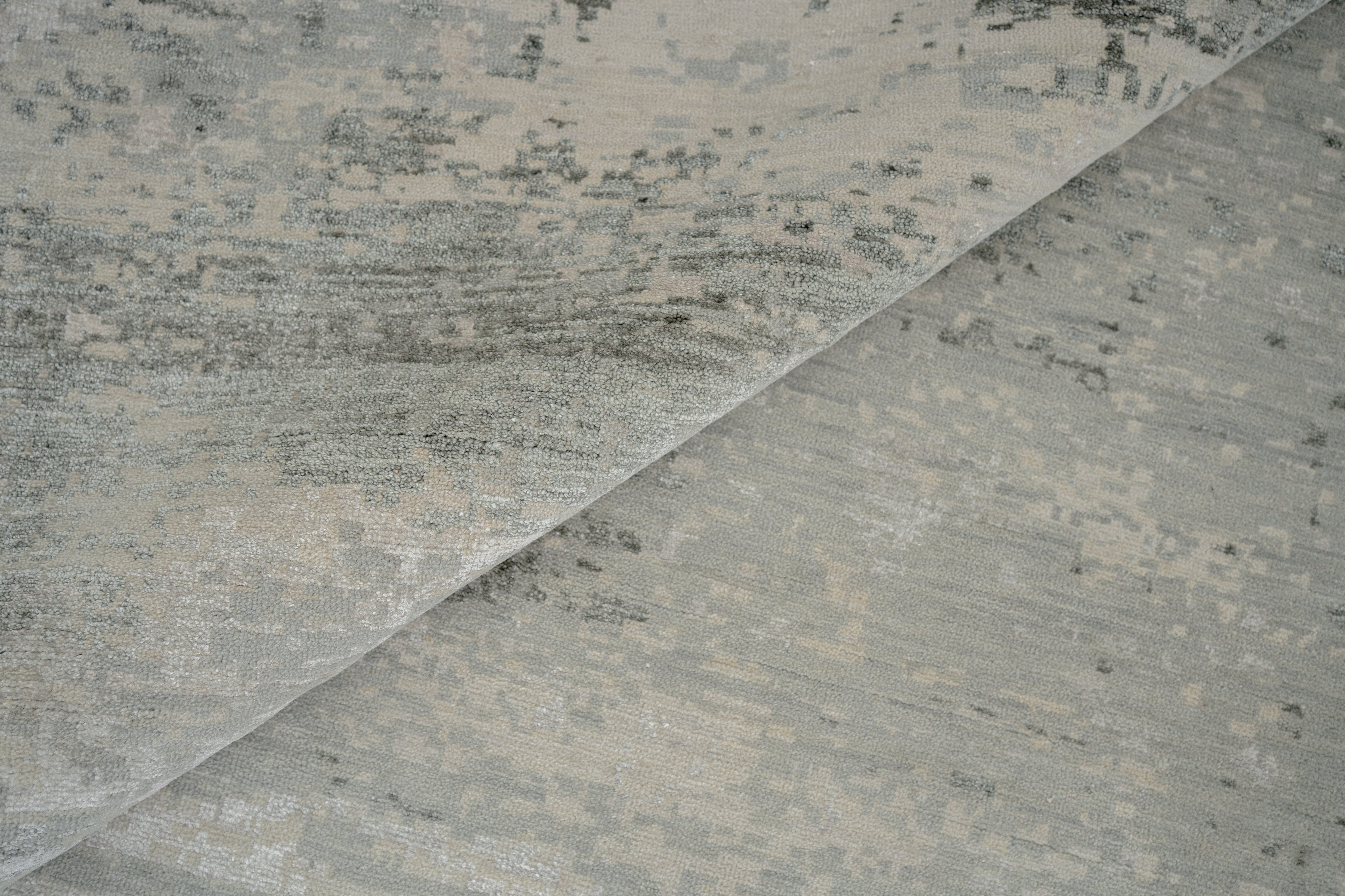 Abstact Design Handknotted Carpet DIA- 1438