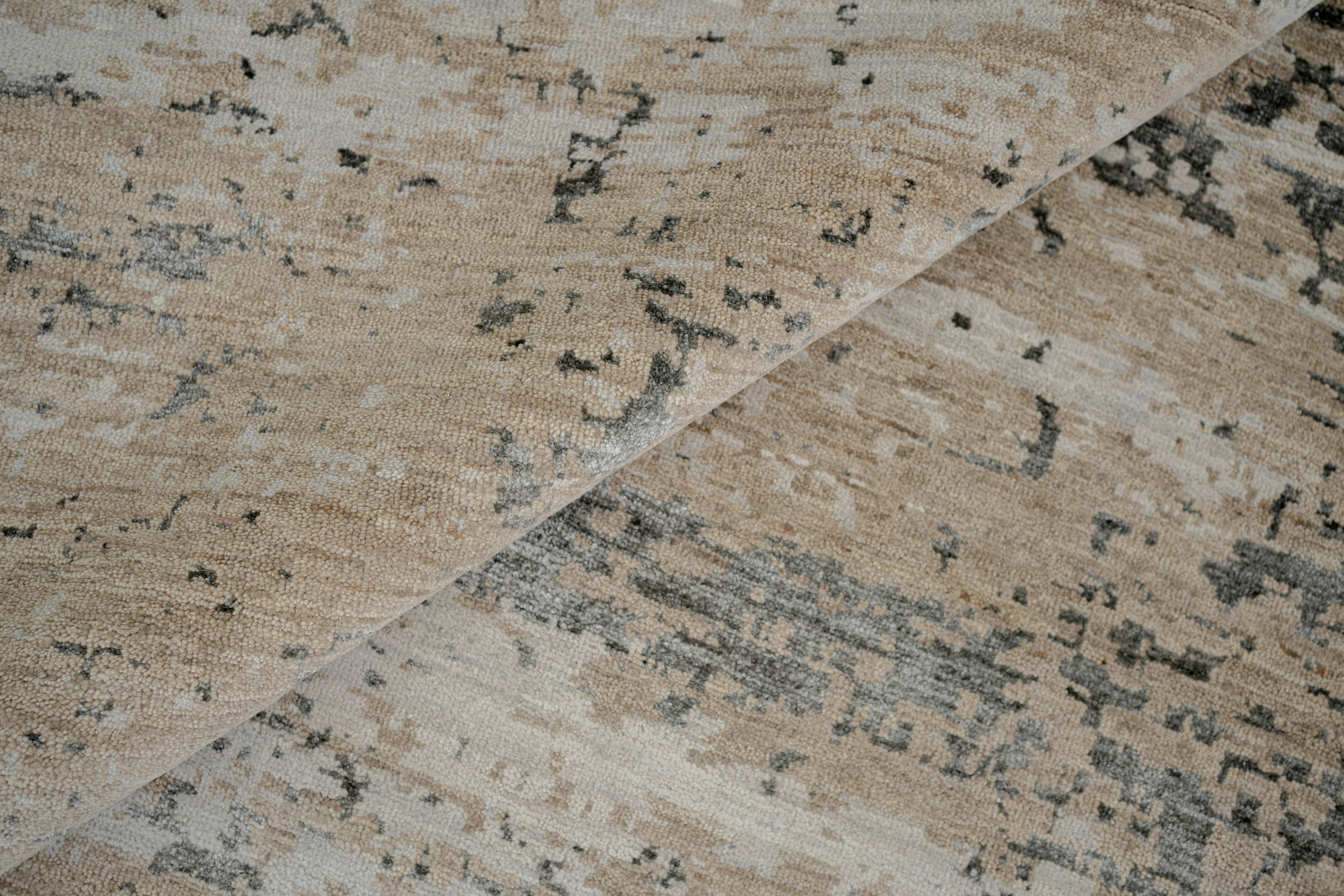 Abstact Design Handknotted Carpet DIA- 1643 GALAXY