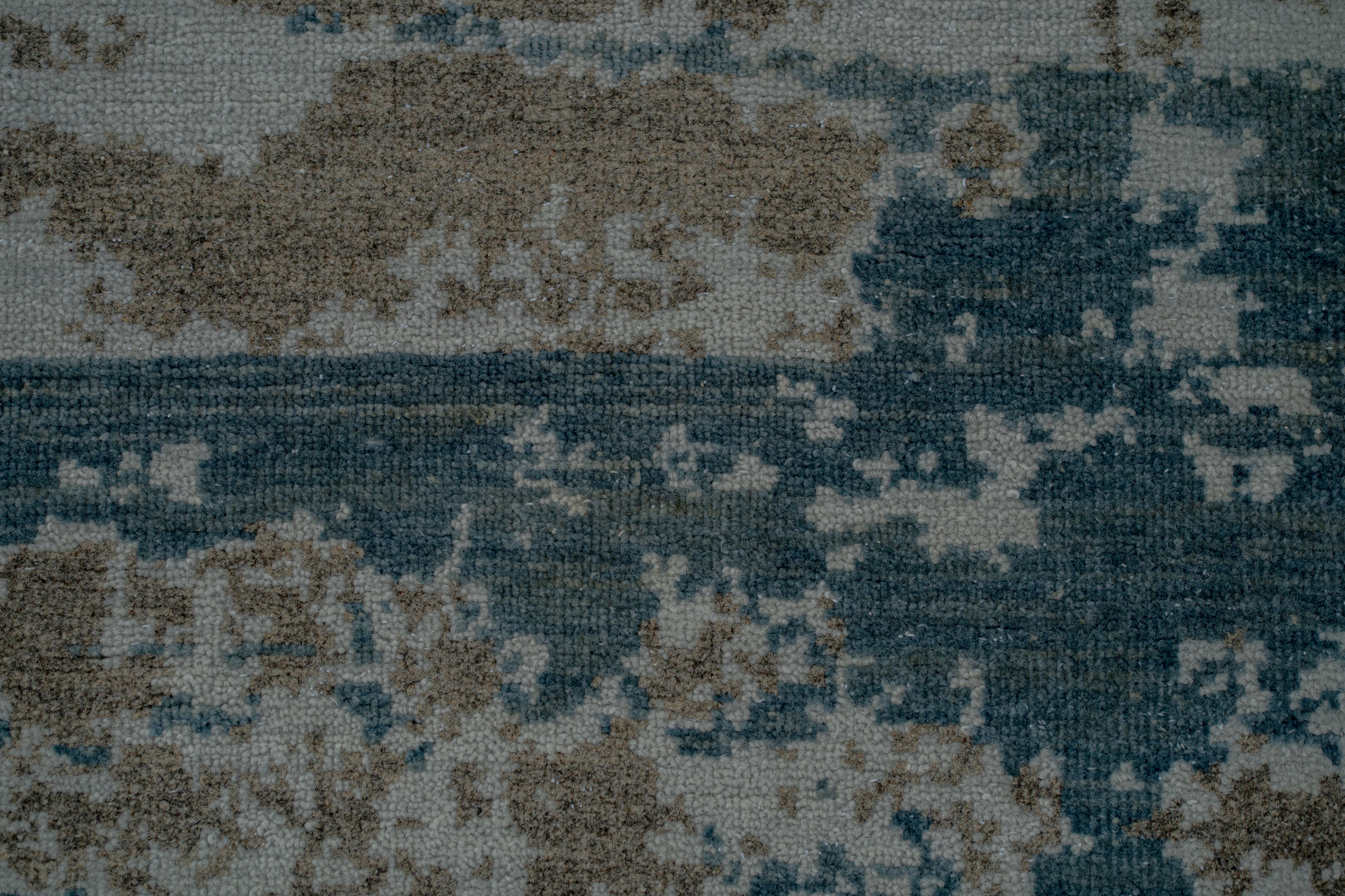 Abstact Design Handknotted Carpet DIA- 1658