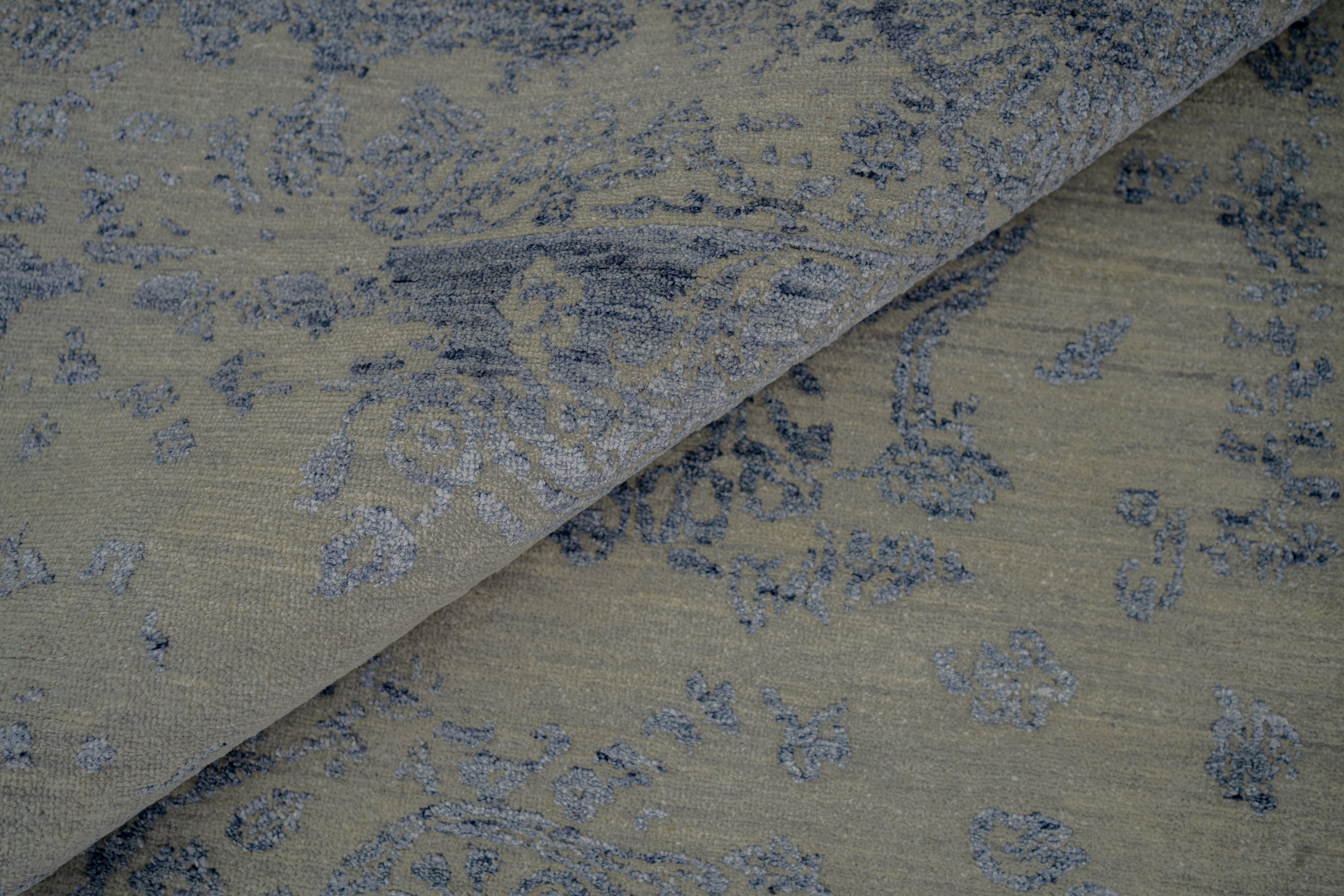 Handknotted Modern Carpet DIA- 18