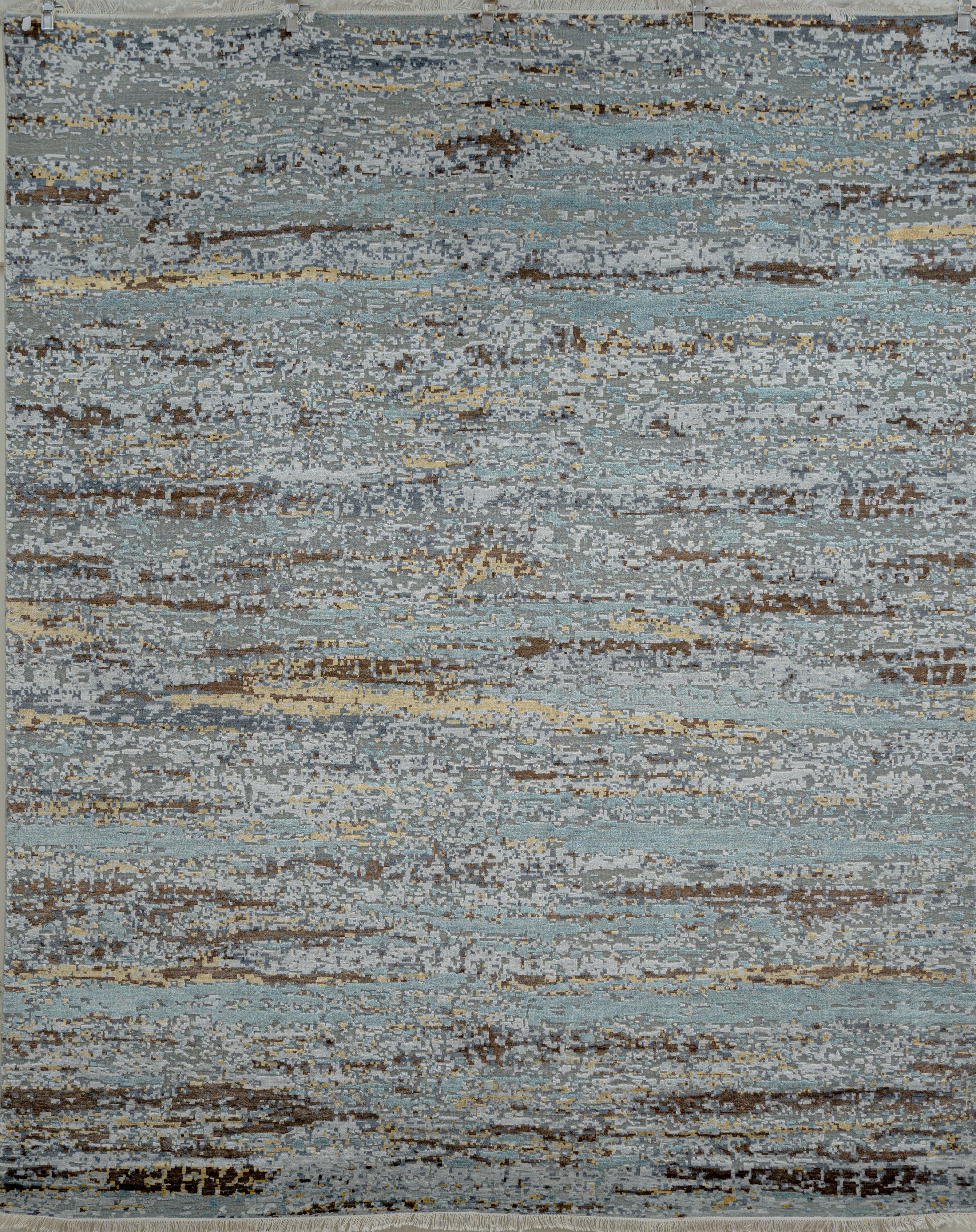 Abstact Design Handknotted Carpet DIA- 247