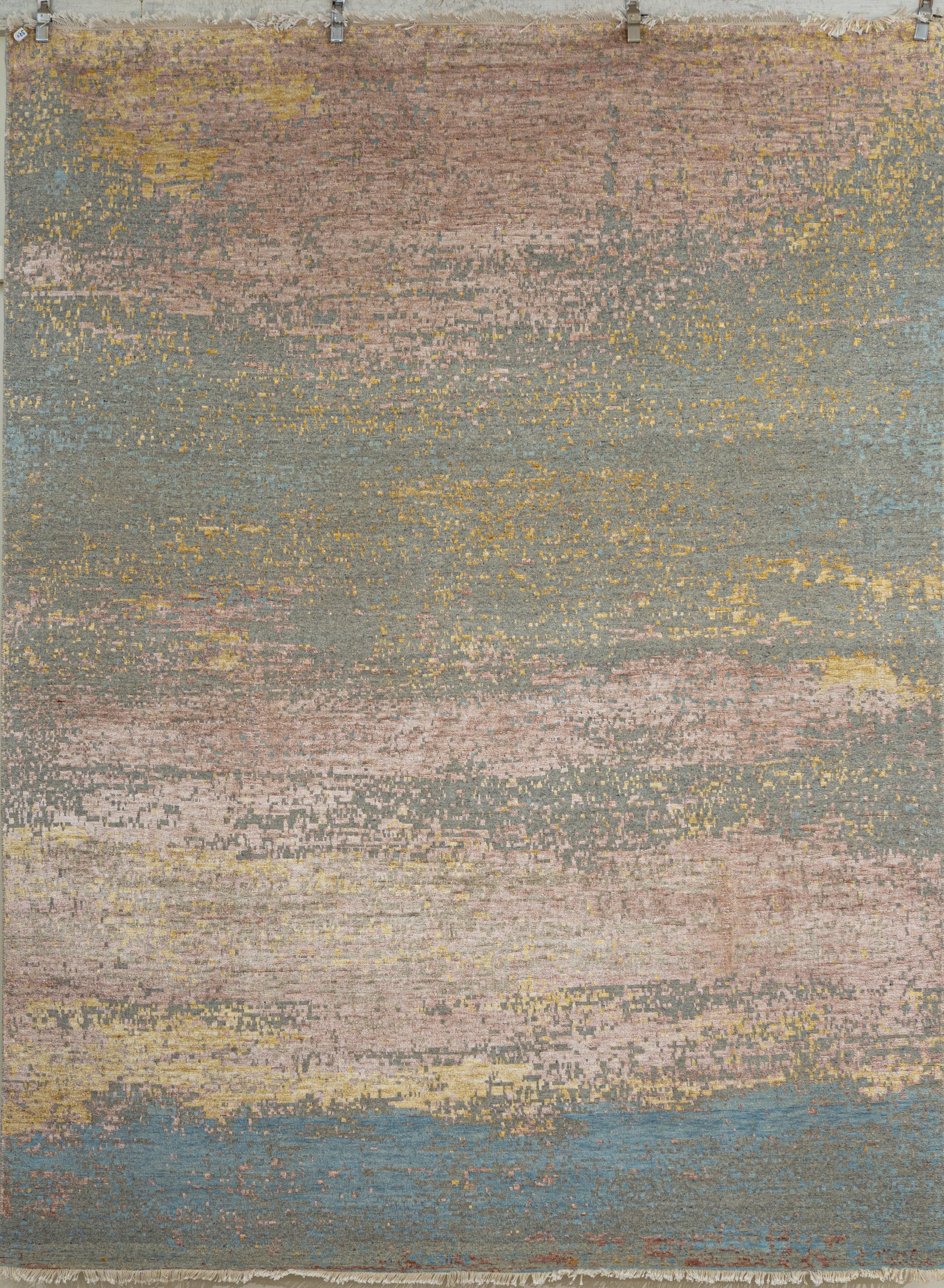Abstact Design Handknotted Carpet DIA- 320
