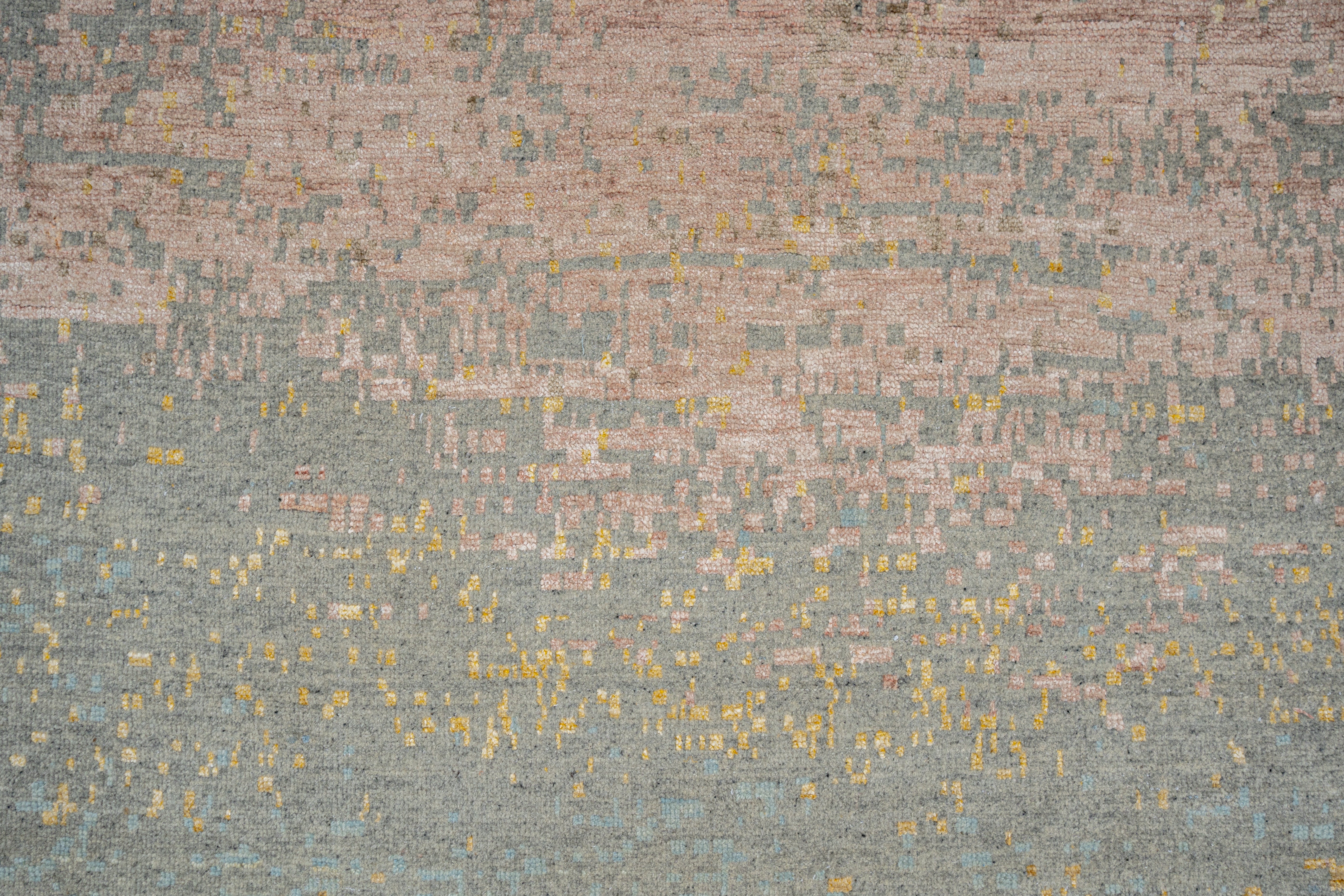 Abstact Design Handknotted Carpet DIA- 320