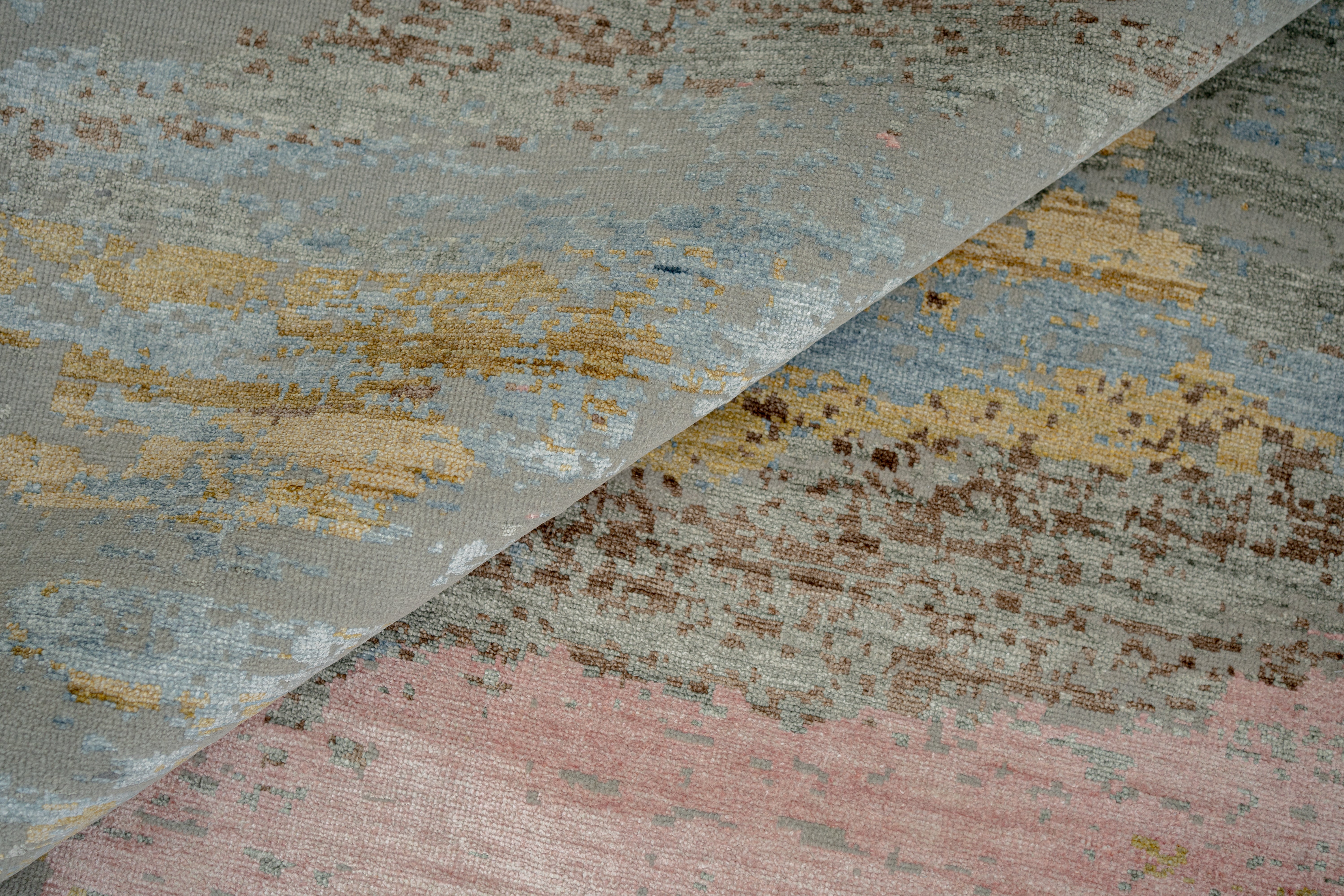 Abstact Design Handknotted Carpet DIA- 498 GALAXY