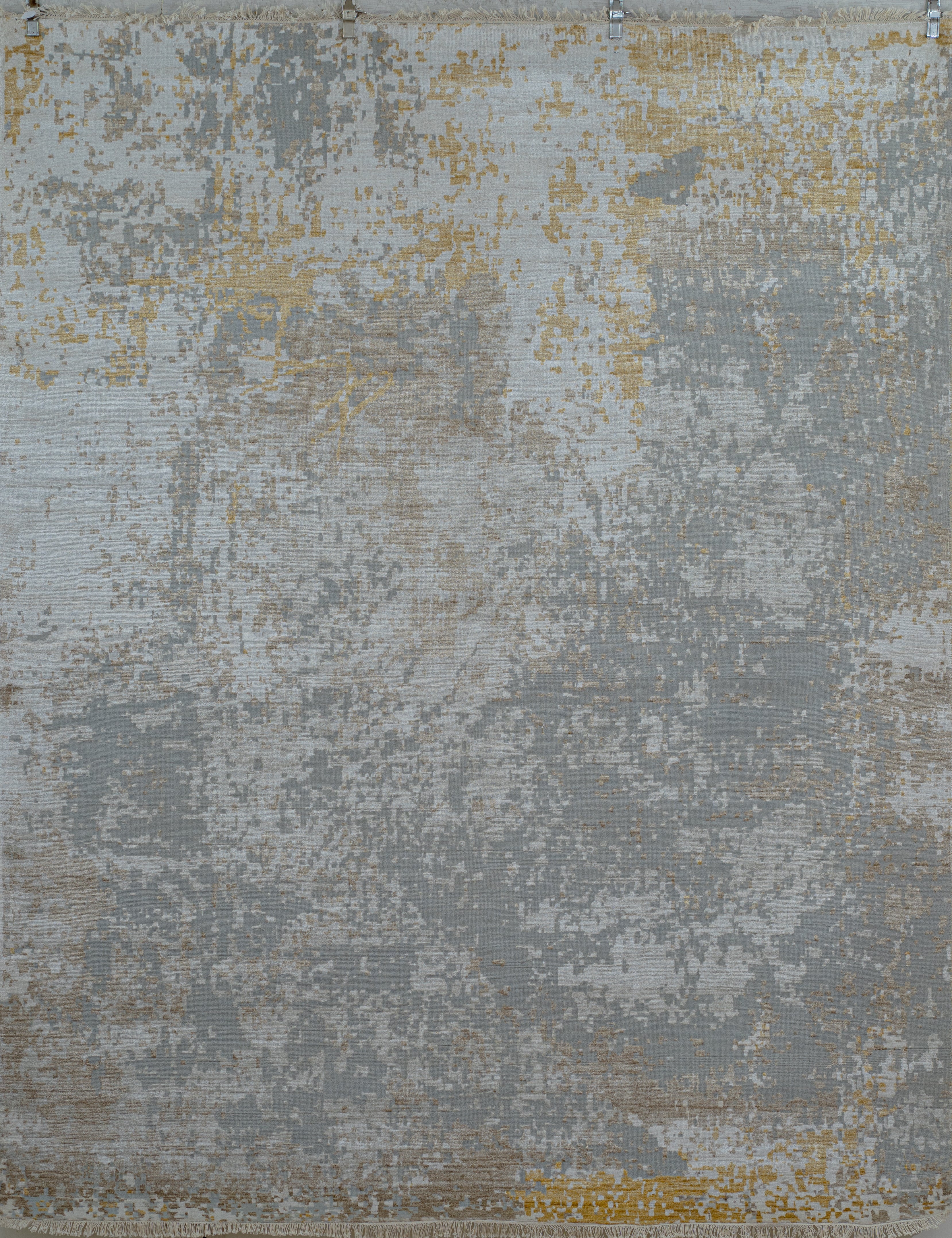 Abstact Design Handknotted Carpet DIA- 667