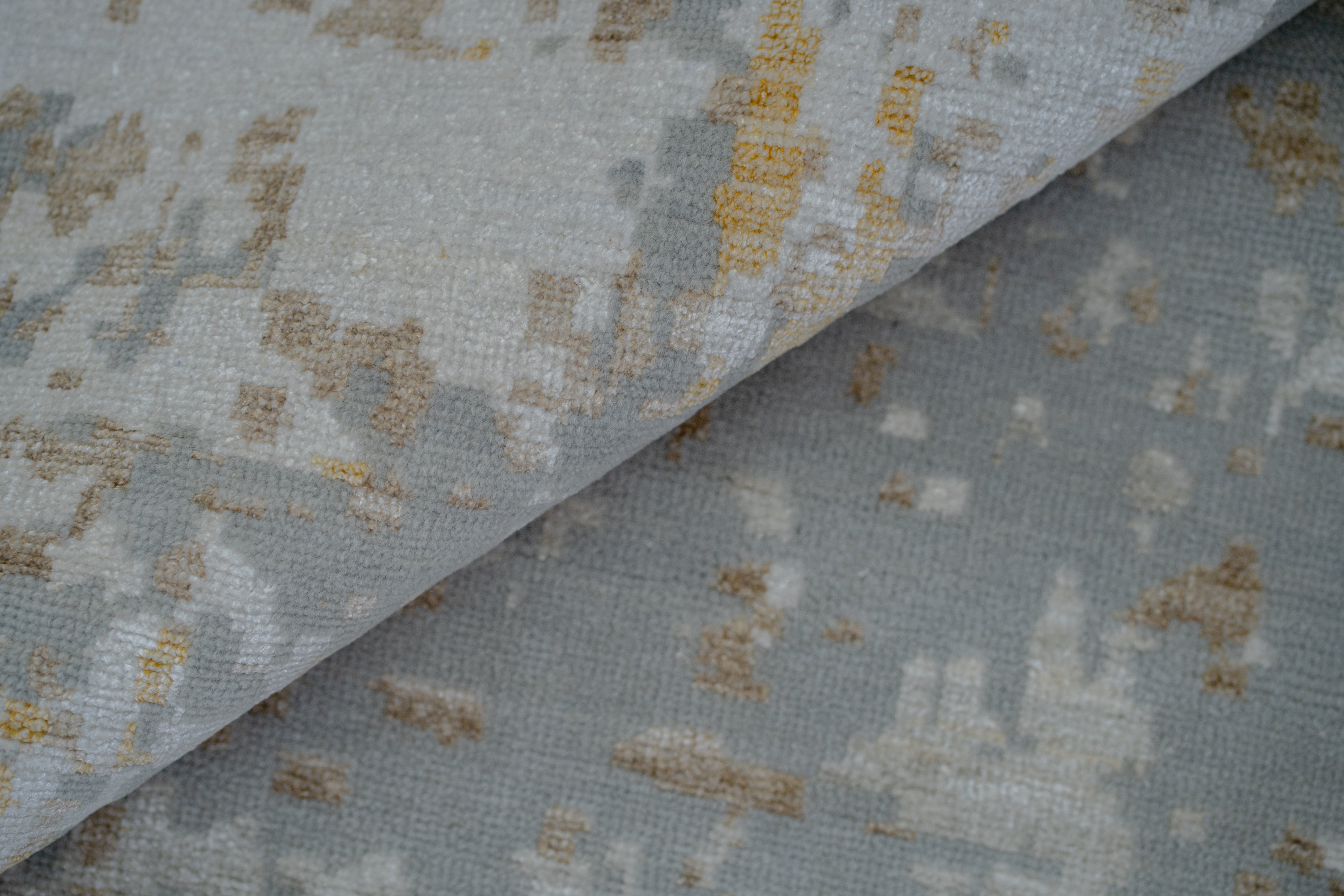 Abstact Design Handknotted Carpet DIA- 667