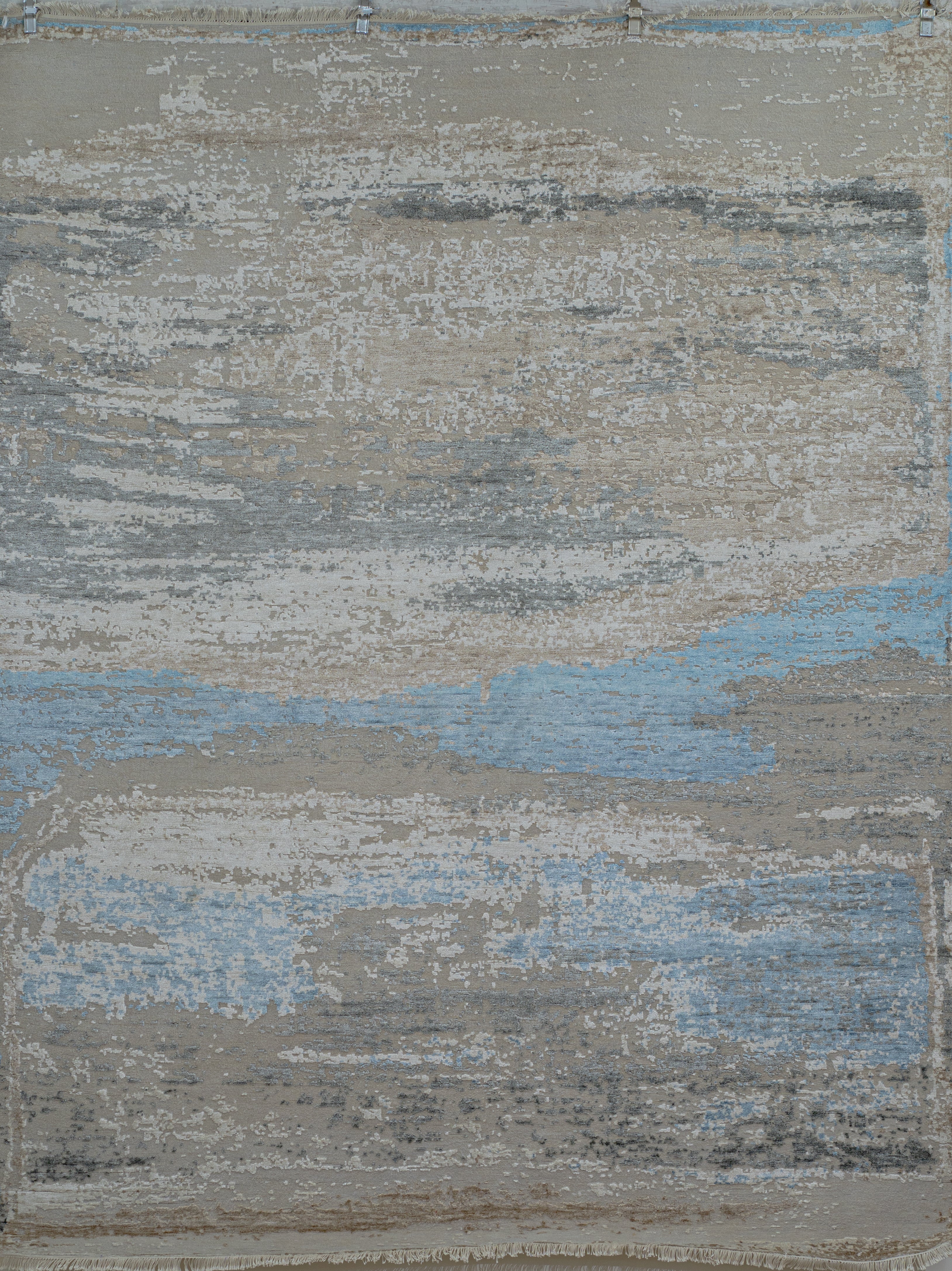 Abstact Design Handknotted Carpet DIA- 672