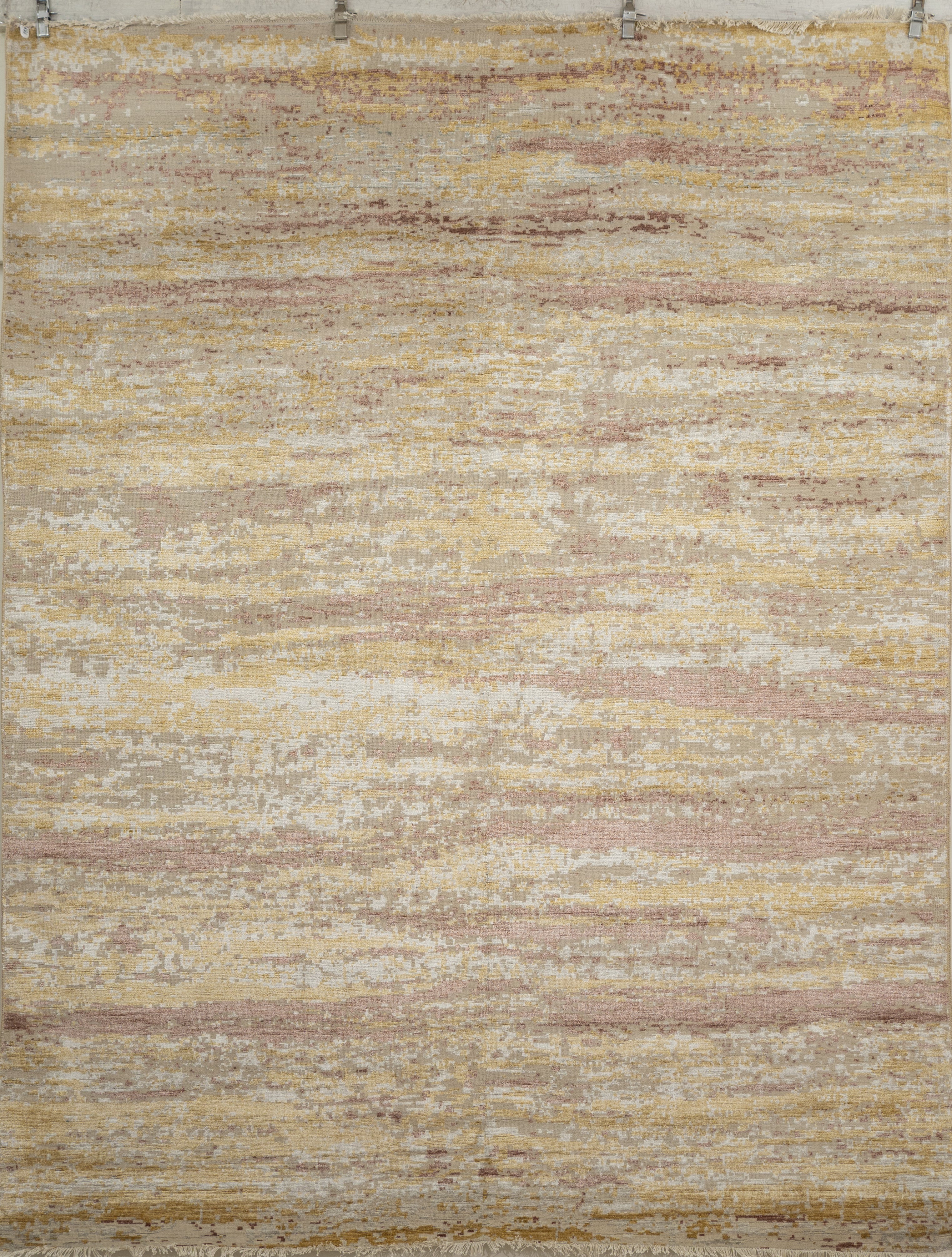 Abstact Design Handknotted Carpet DIA- 688
