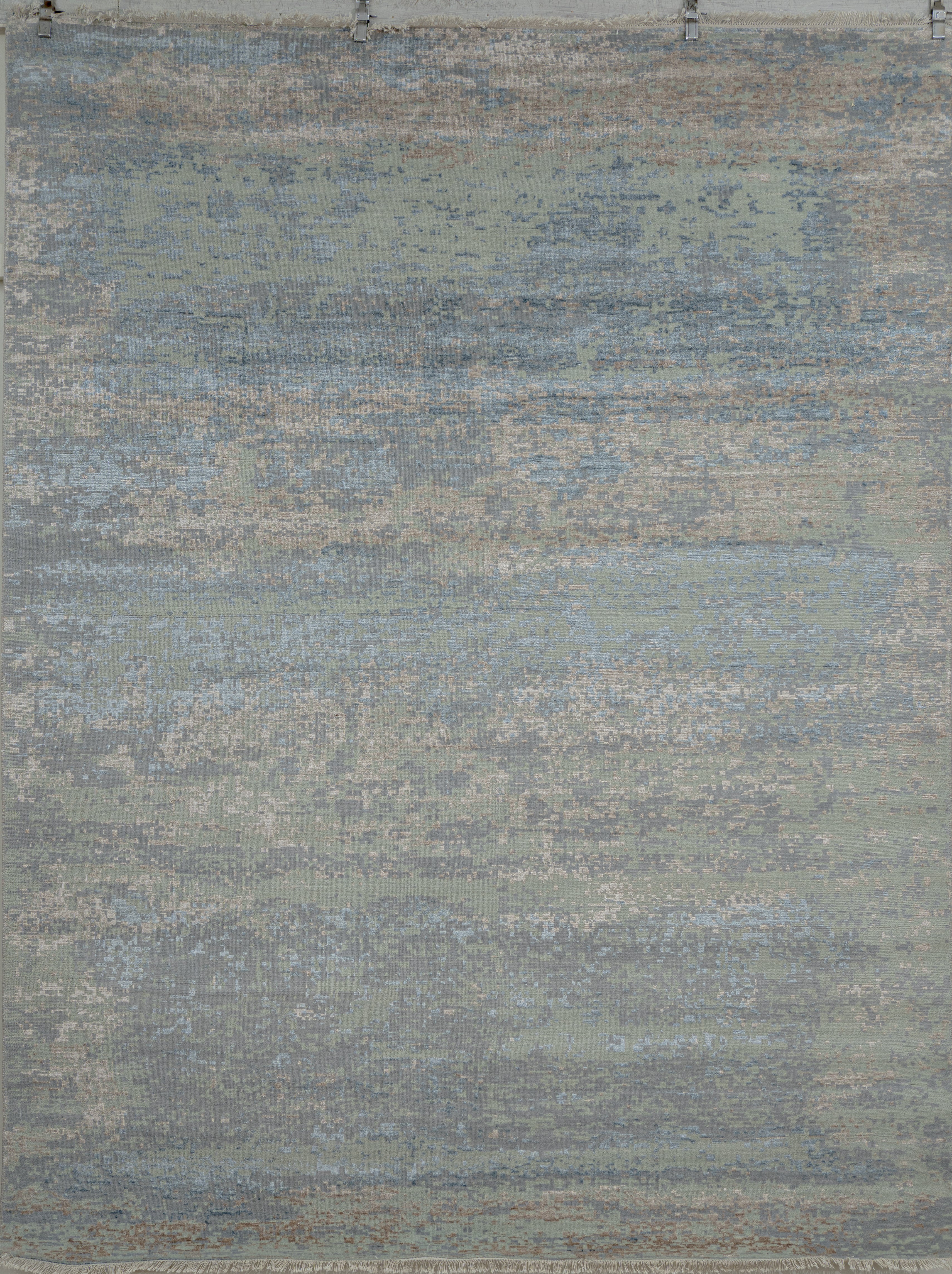 Abstact Design Handknotted Carpet DIA- 775