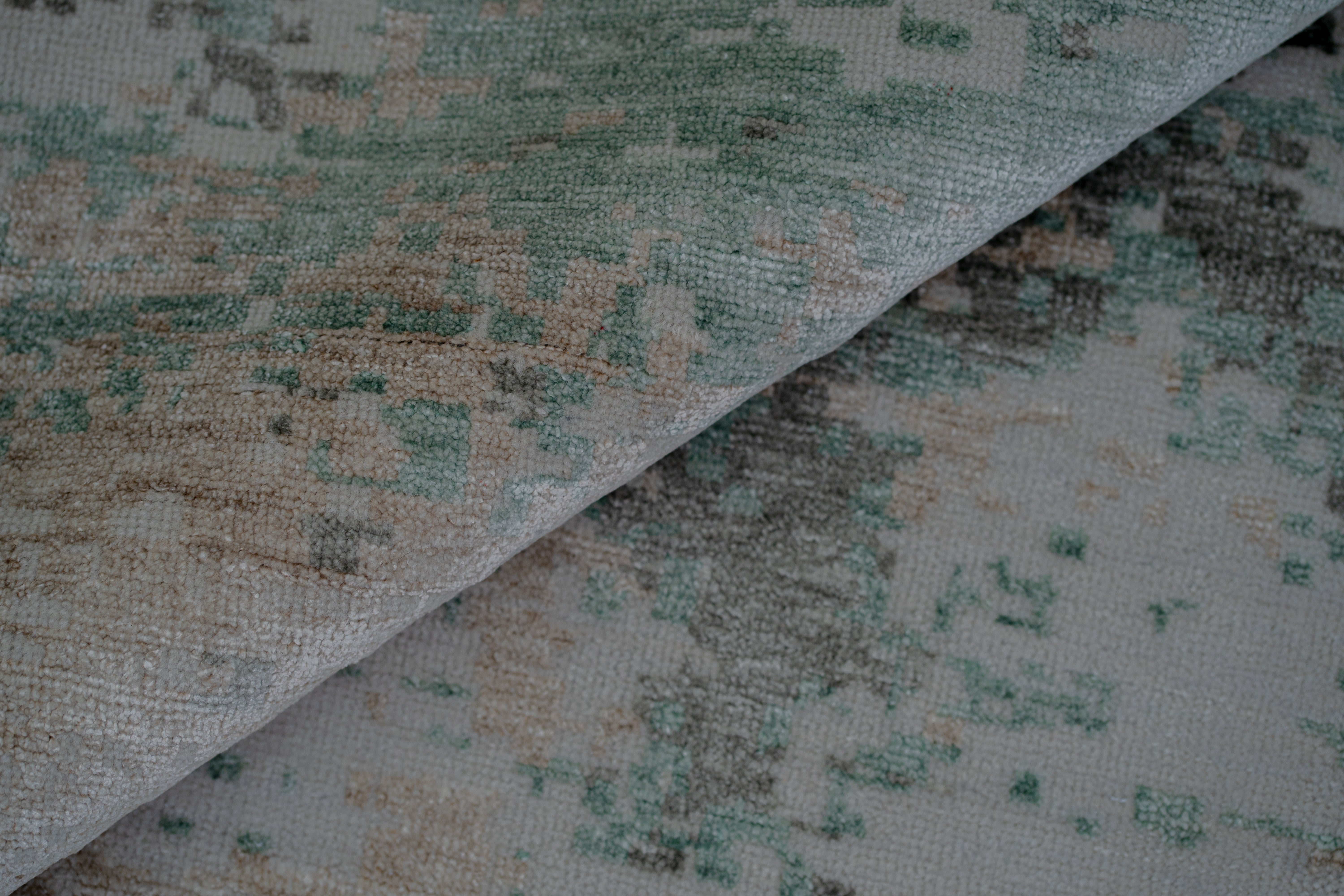 Abstact Design Handknotted Carpet DIA- 777