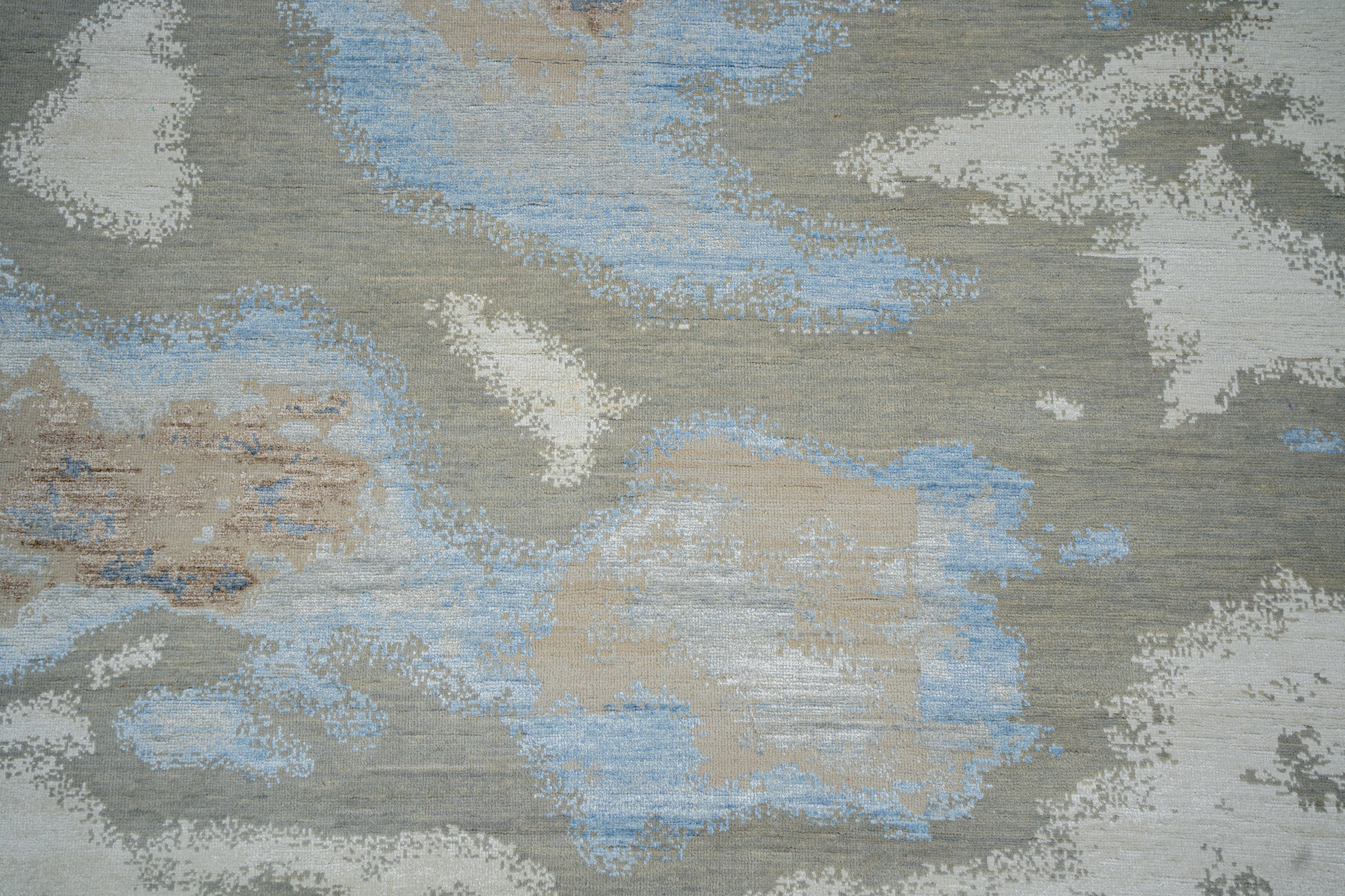 Abstact Design Handknotted Carpet DIA- 1338 GALAXY CLOUD