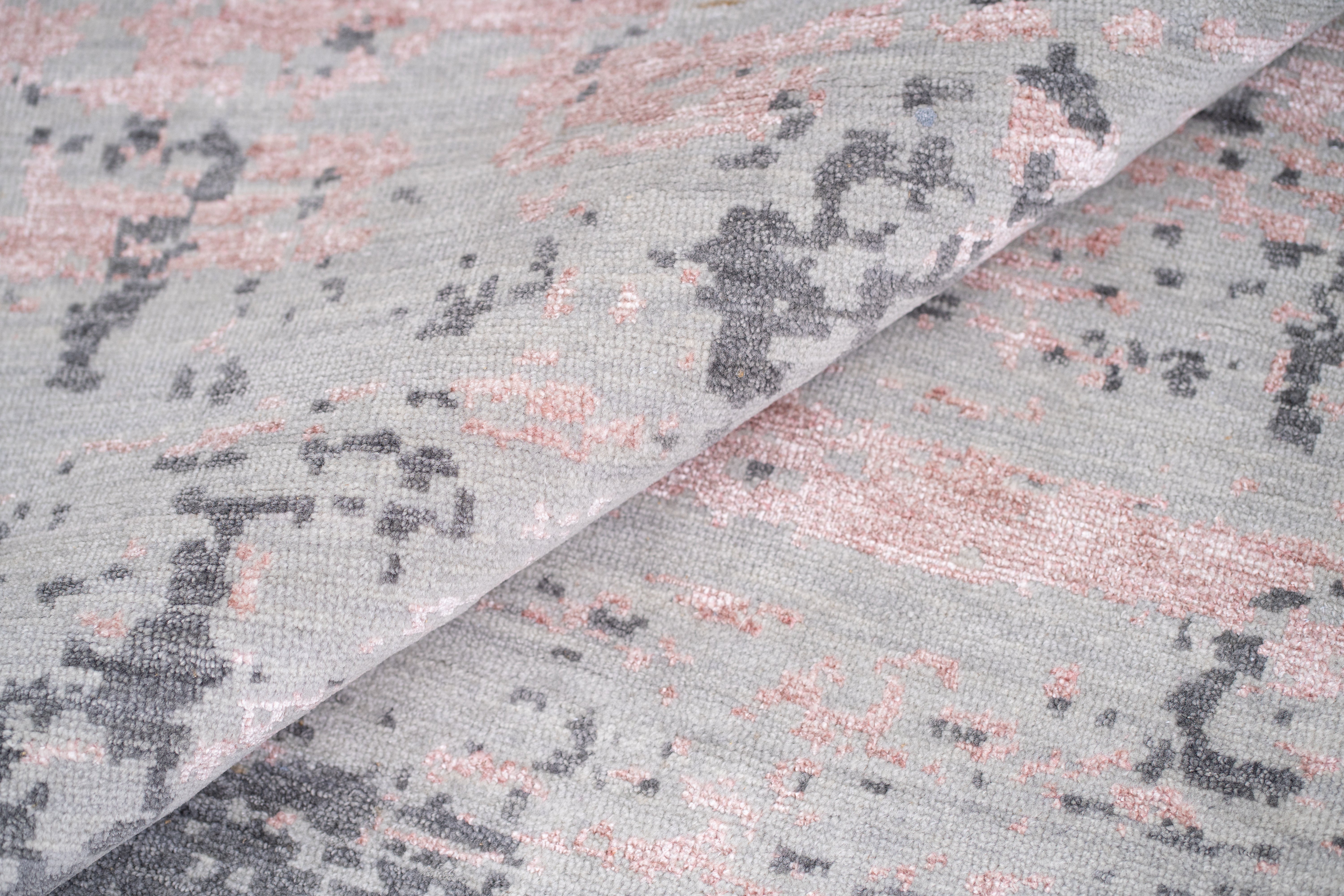 Abstract Design Handknotted Carpet DIA- 1269