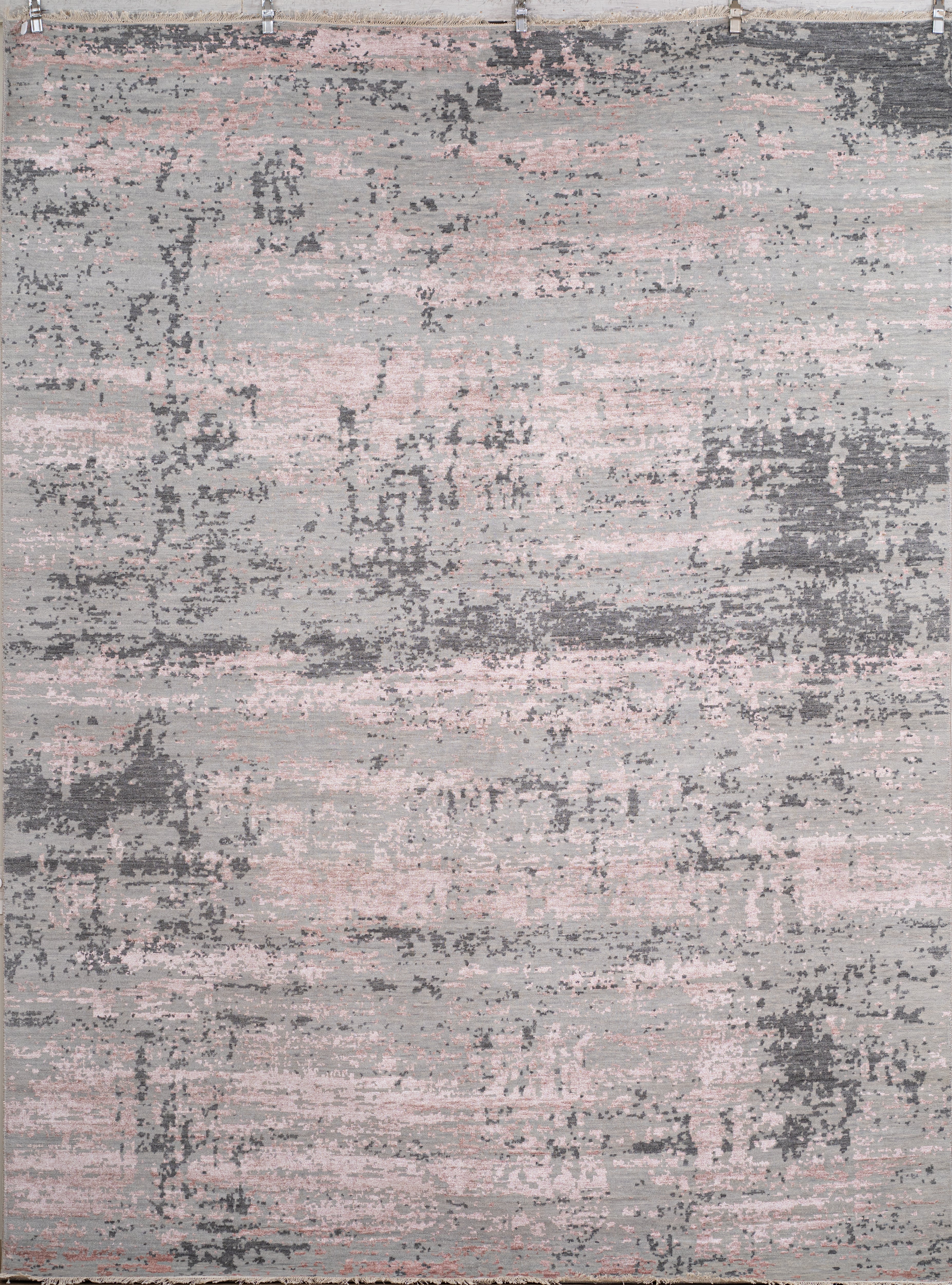 Abstract Design Handknotted Carpet DIA- 1269