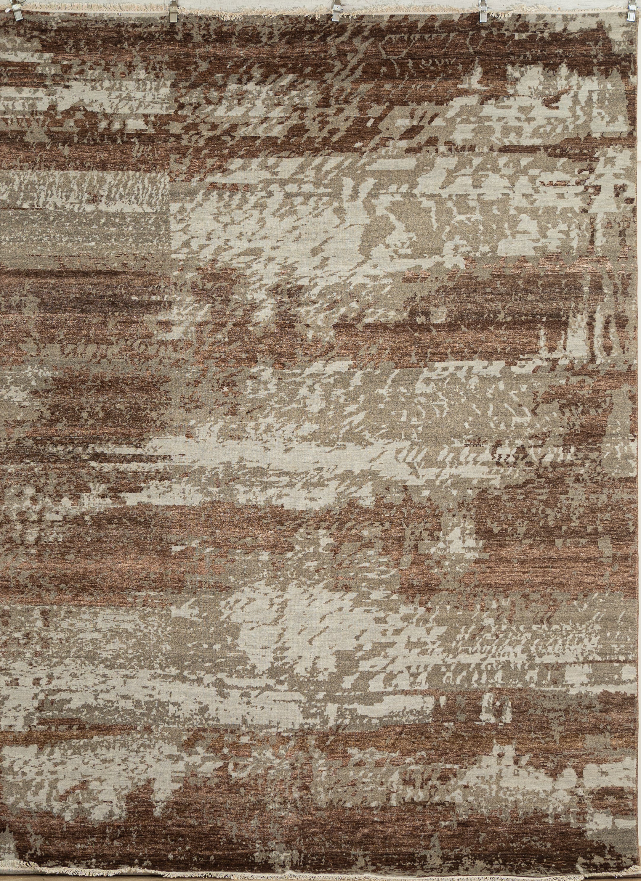 Abstract Design Handknotted Carpet DIA- 1277