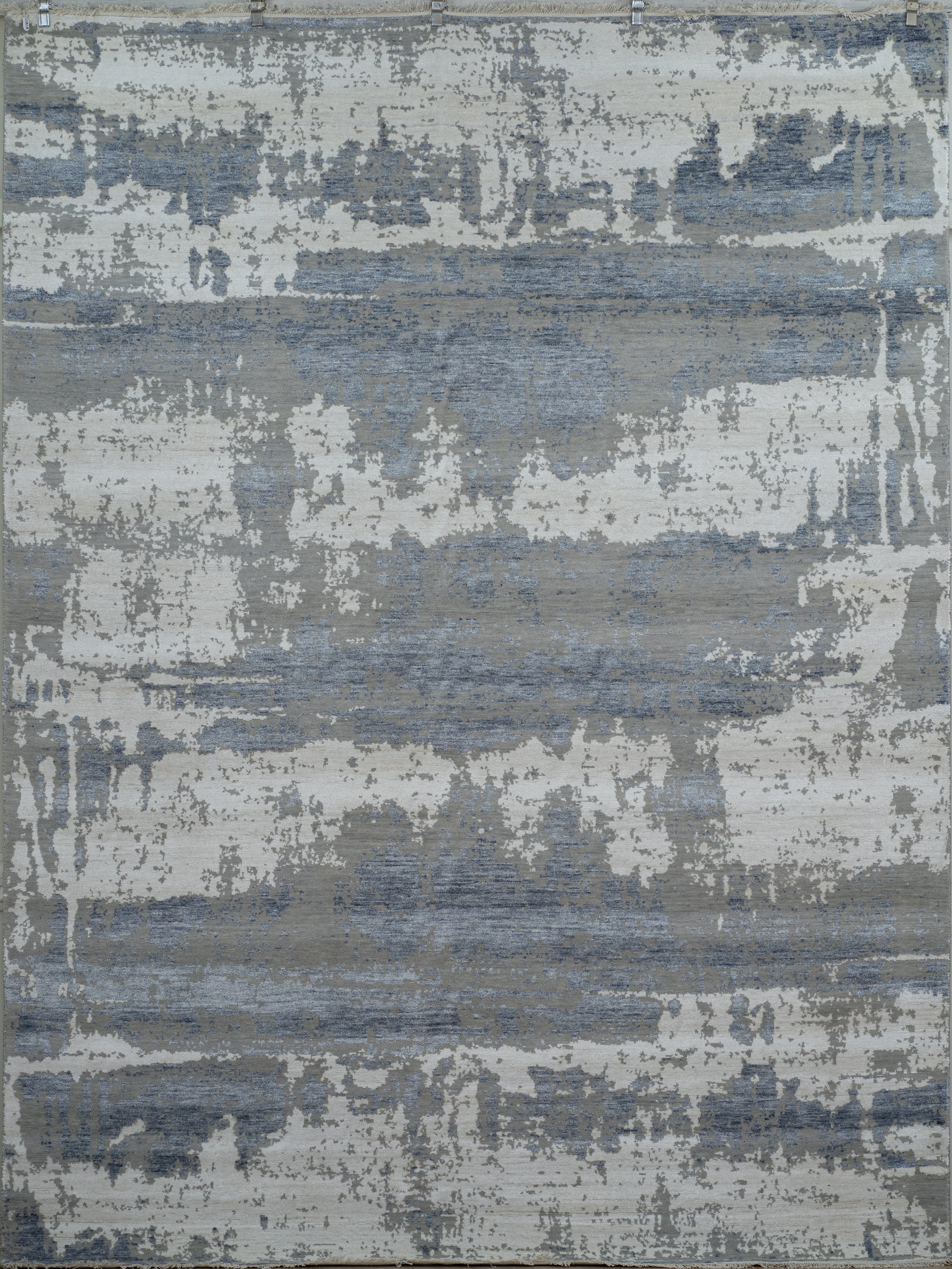 Abstract Design Handknotted Carpet DIA- 1313