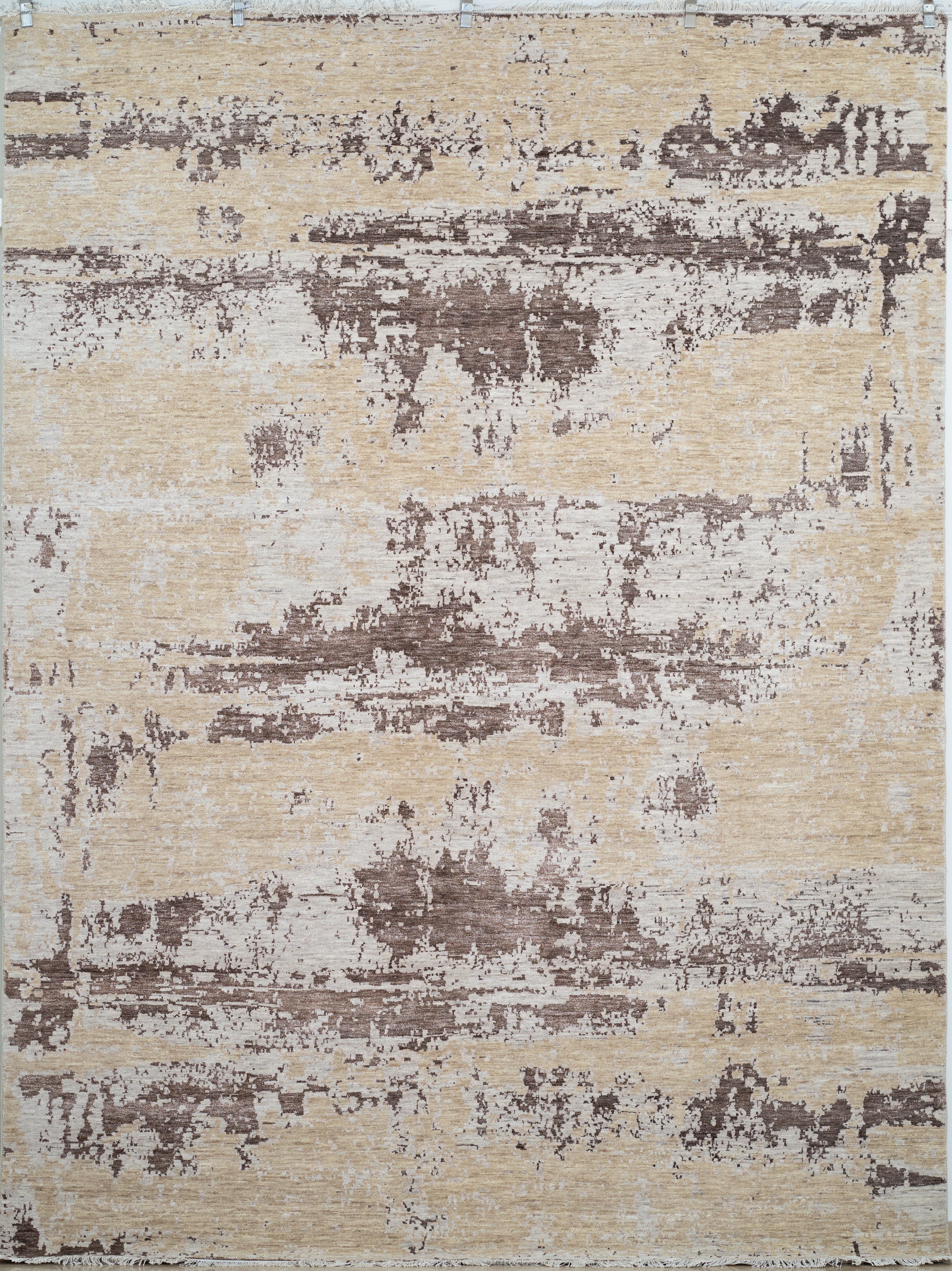 Abstract Design Handknotted Carpet DIA- 1524