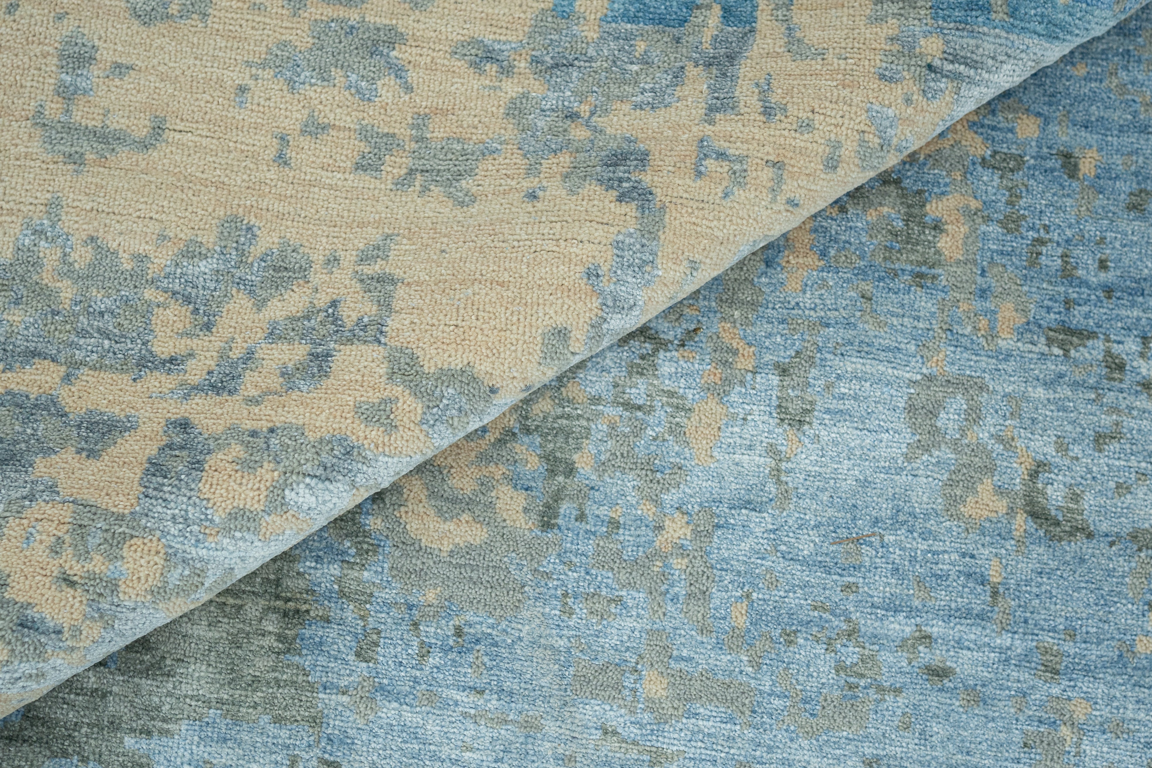 Abstract Design Handknotted Carpet DIA- 2230