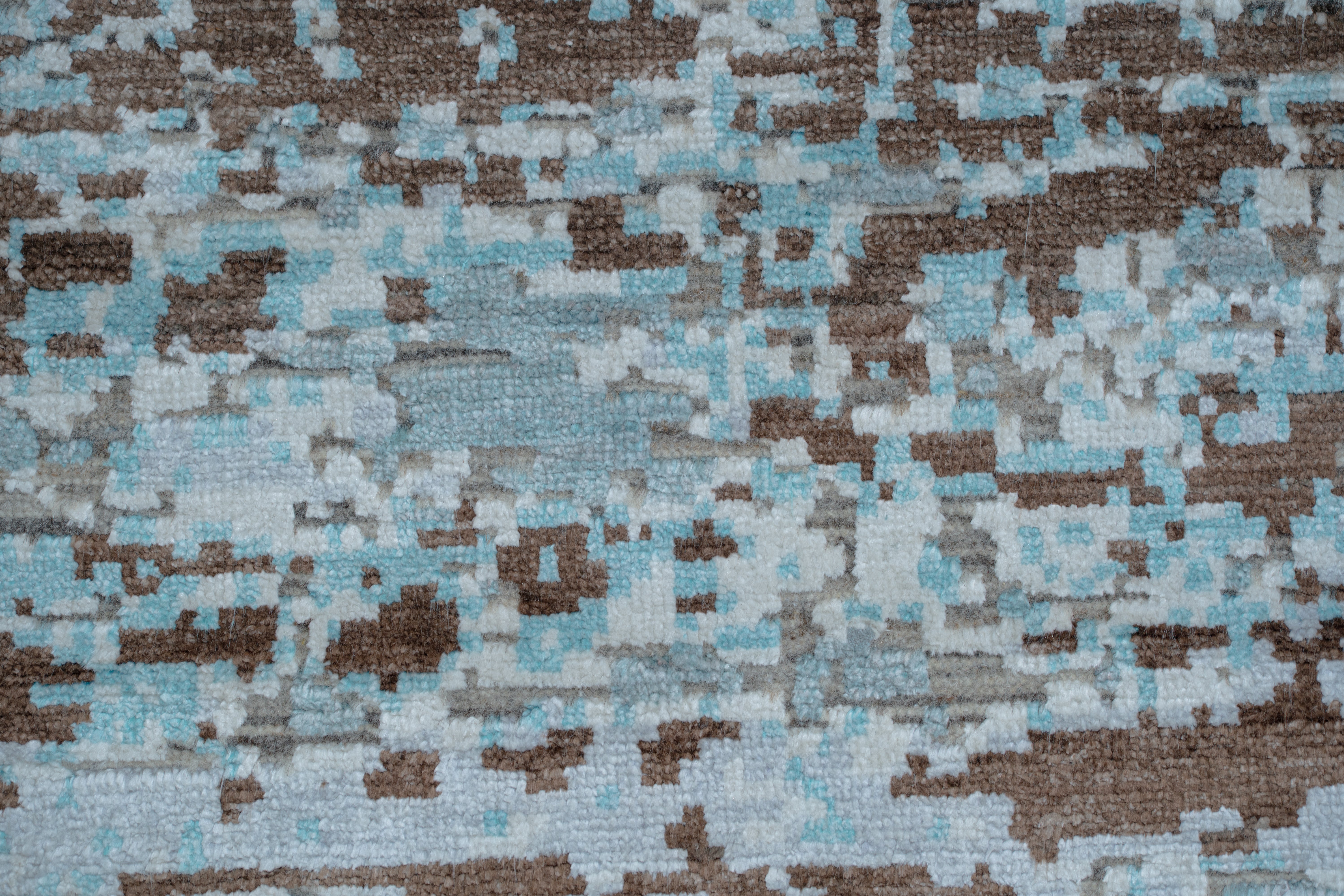 Abstract Design Handknotted Carpet DIA- 253
