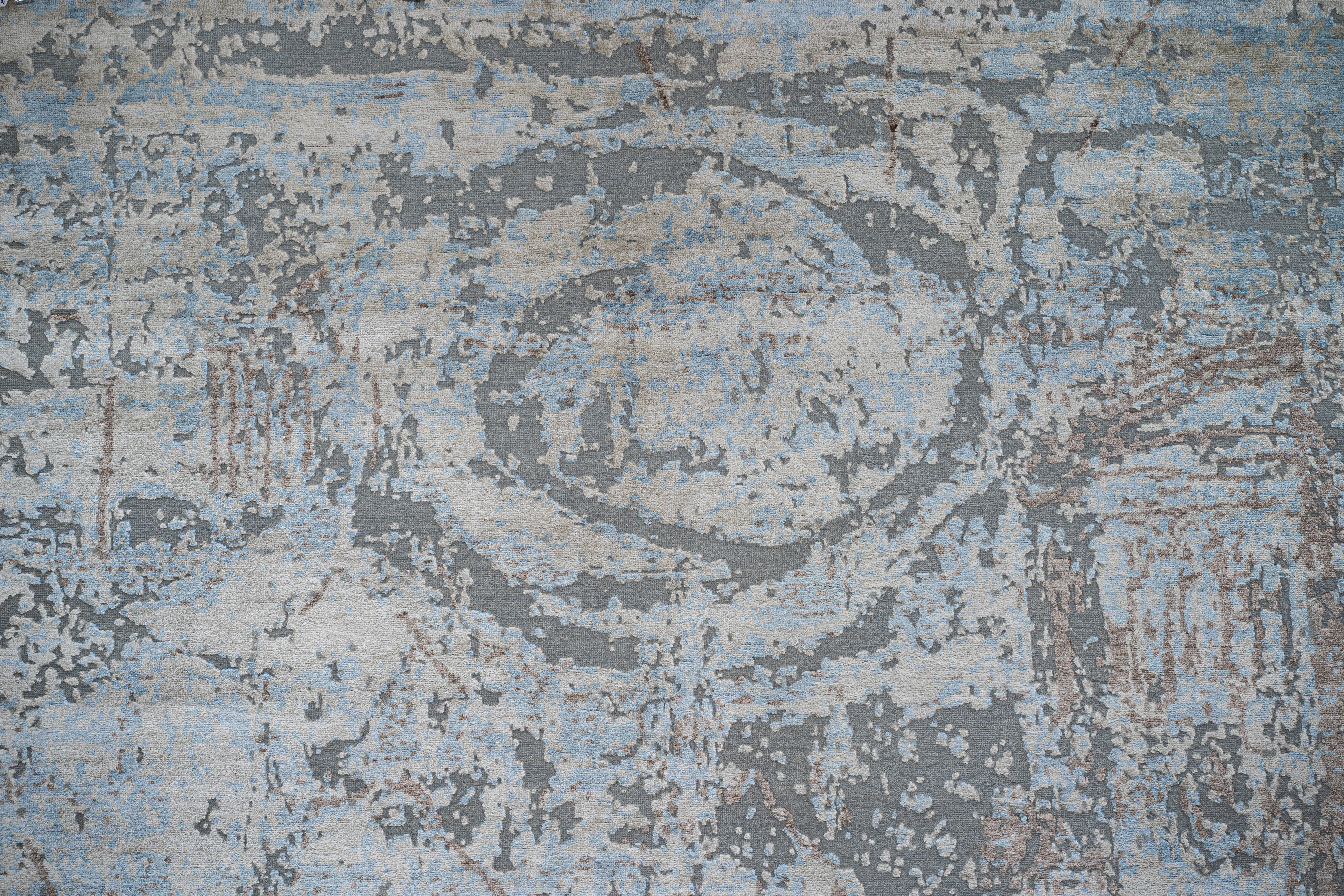 Abstract Design Handknotted Carpet DIA- 427
