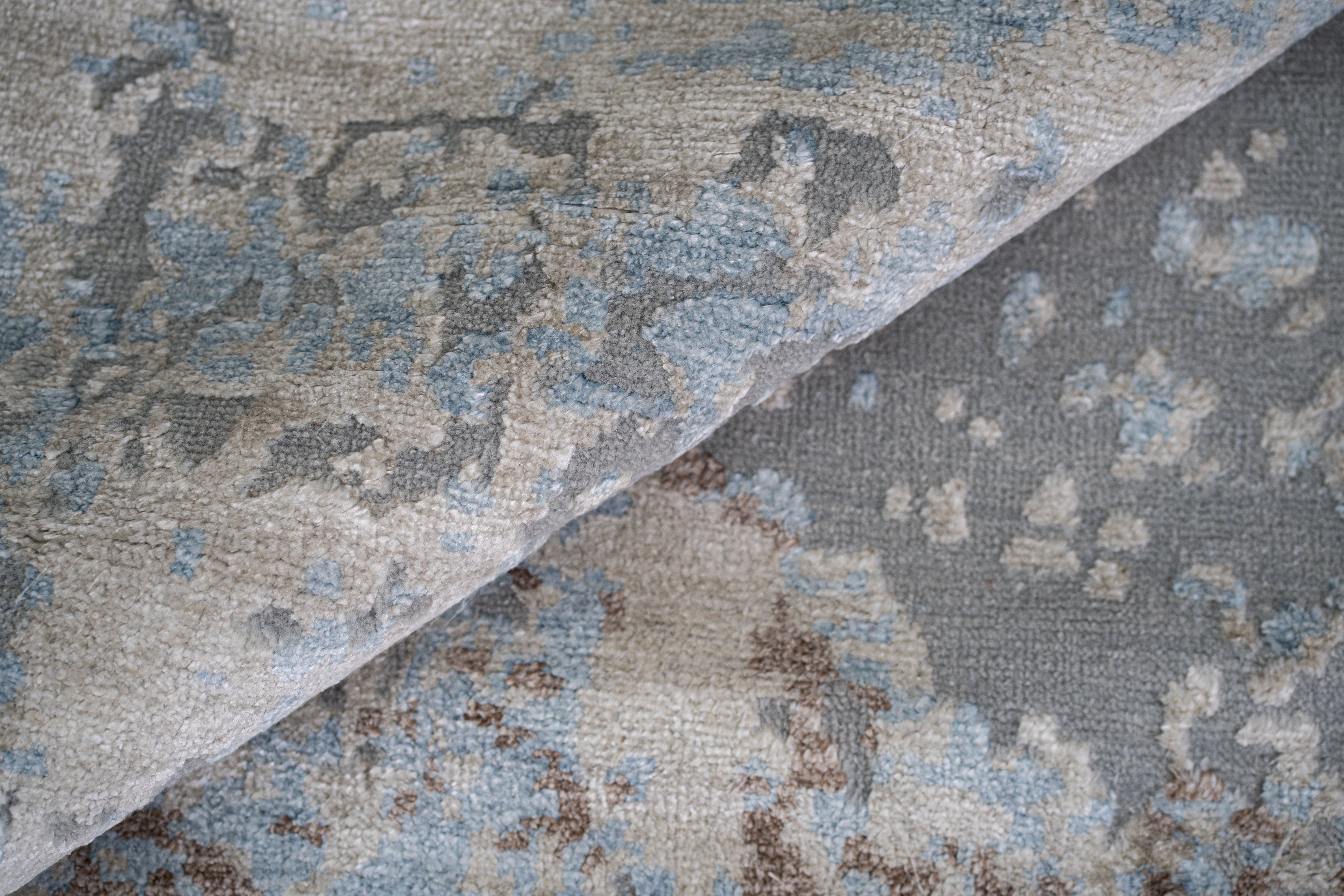 Abstract Design Handknotted Carpet DIA- 427