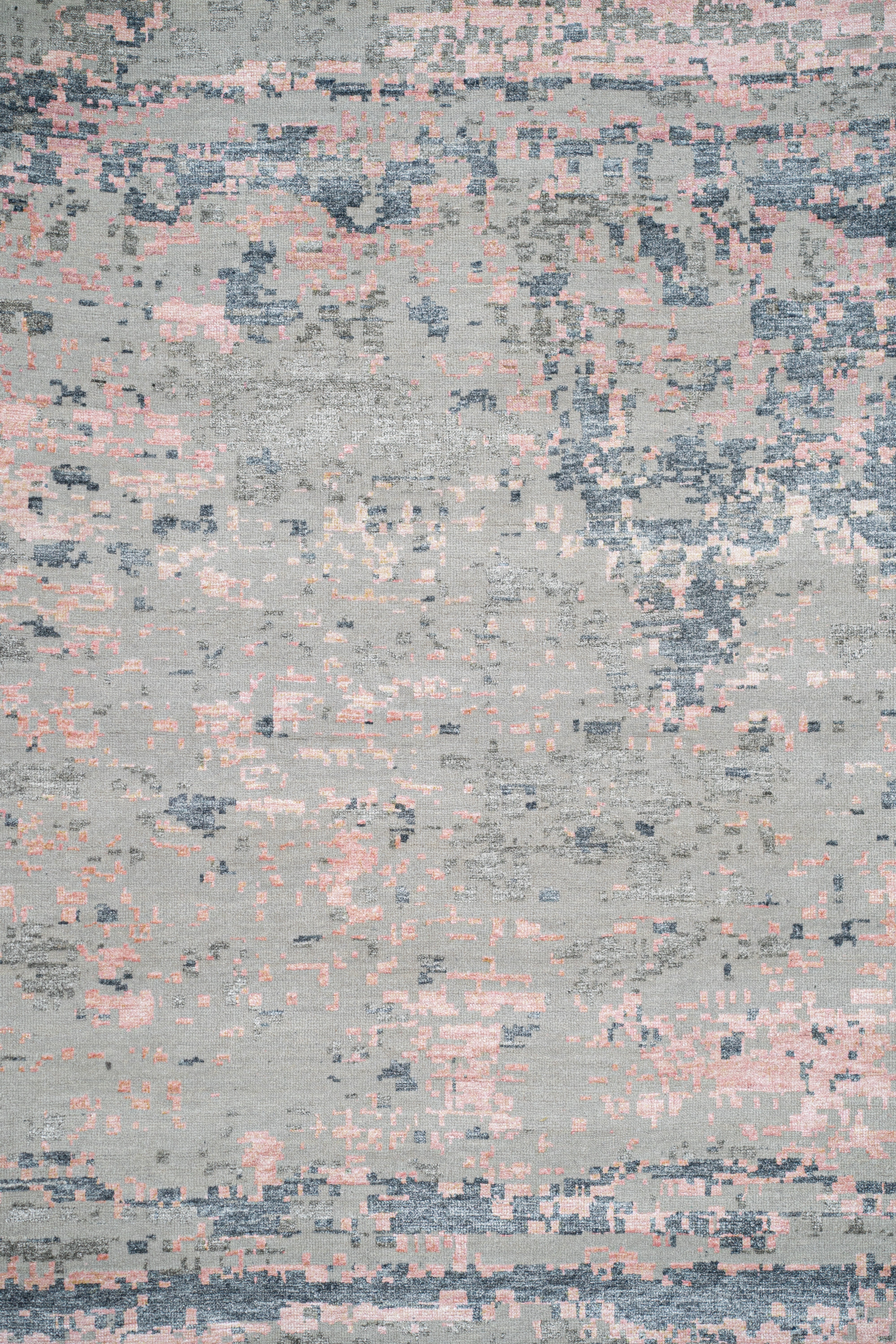 Abstract Design Handknotted Carpet DIA- 514