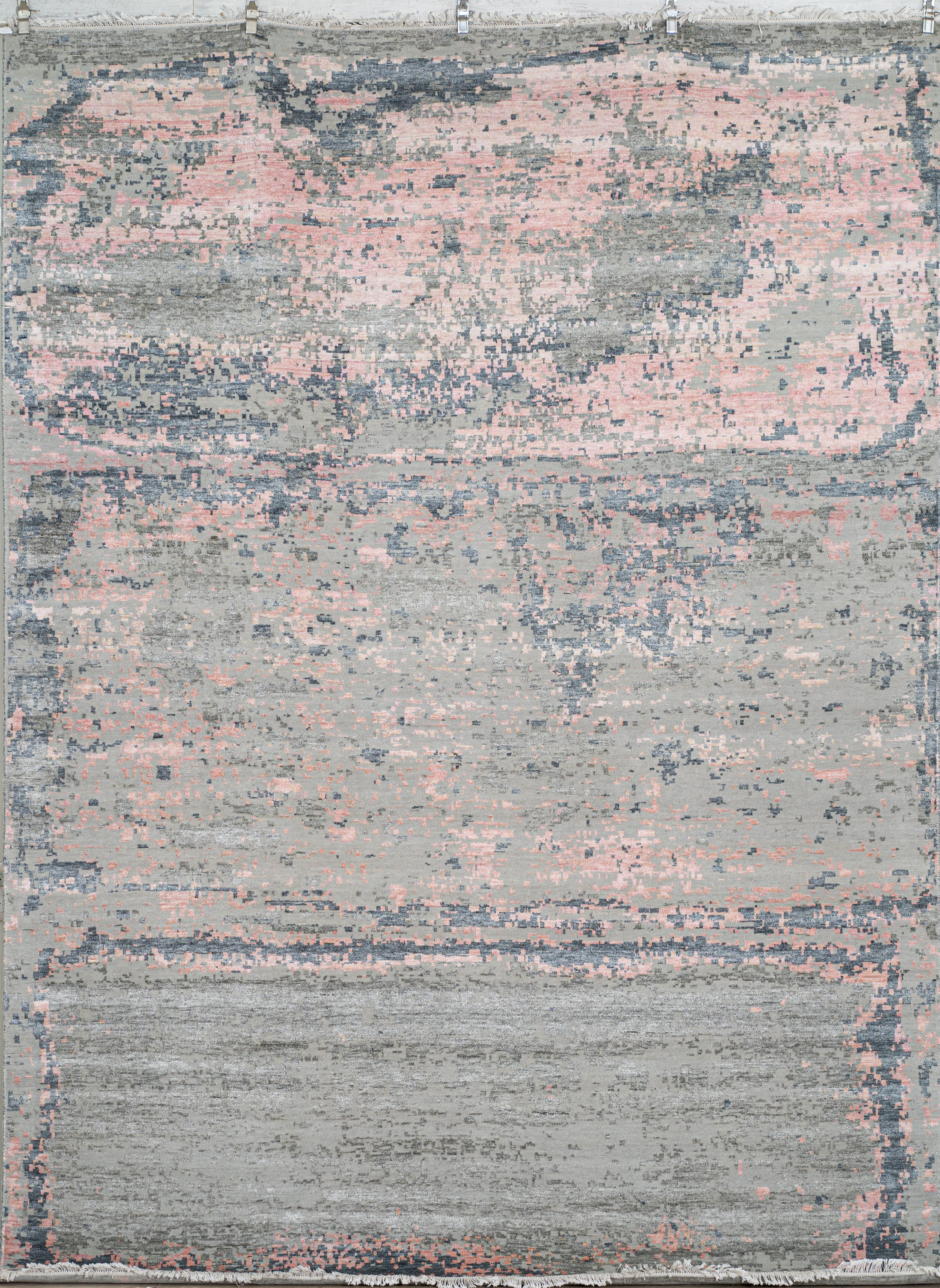 Abstract Design Handknotted Carpet DIA- 514