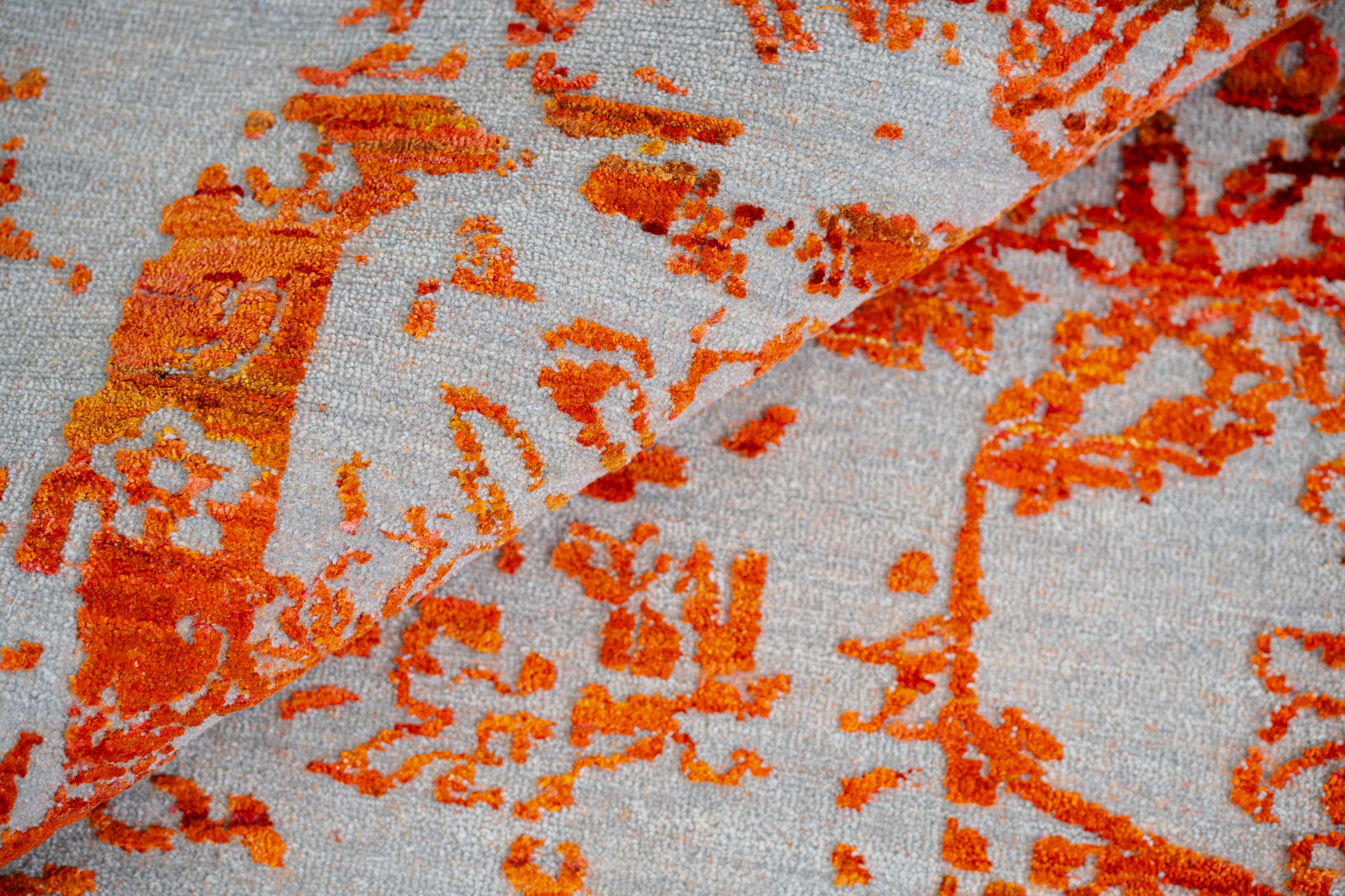 Handknotted Modern Carpet DIA- 652 JK ROUND