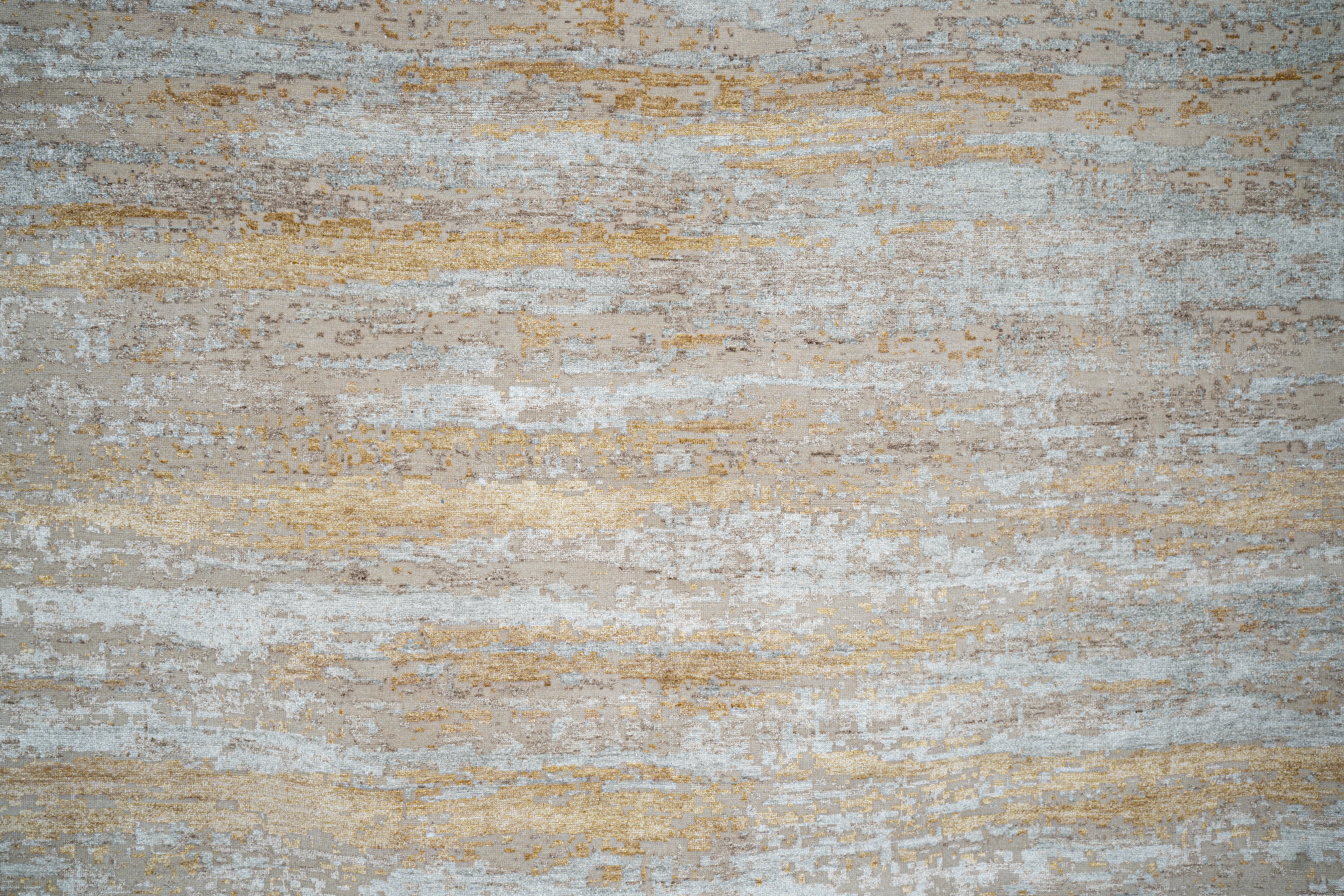 Abstract Design Handknotted Carpet DIA- 680