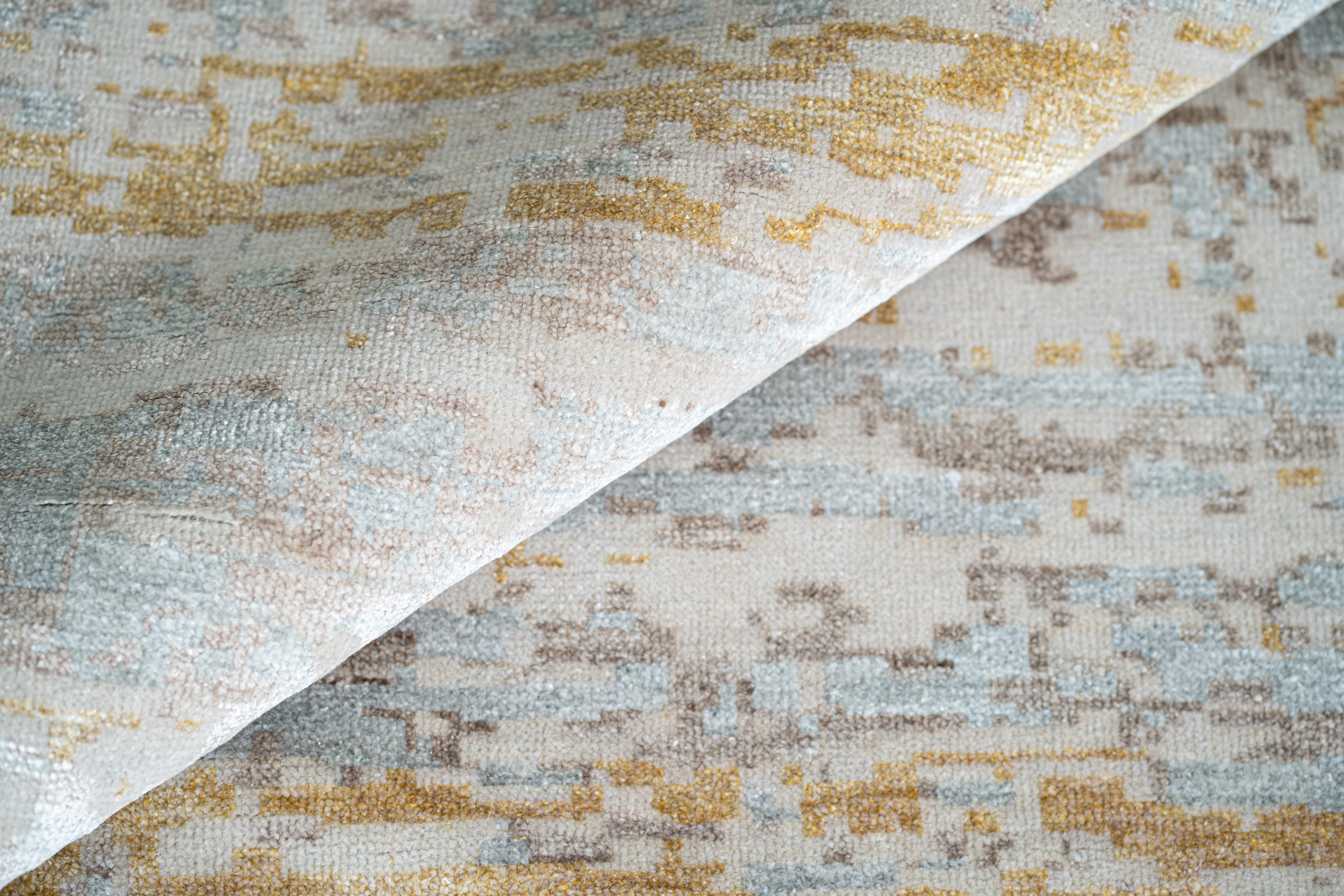 Abstract Design Handknotted Carpet DIA- 680