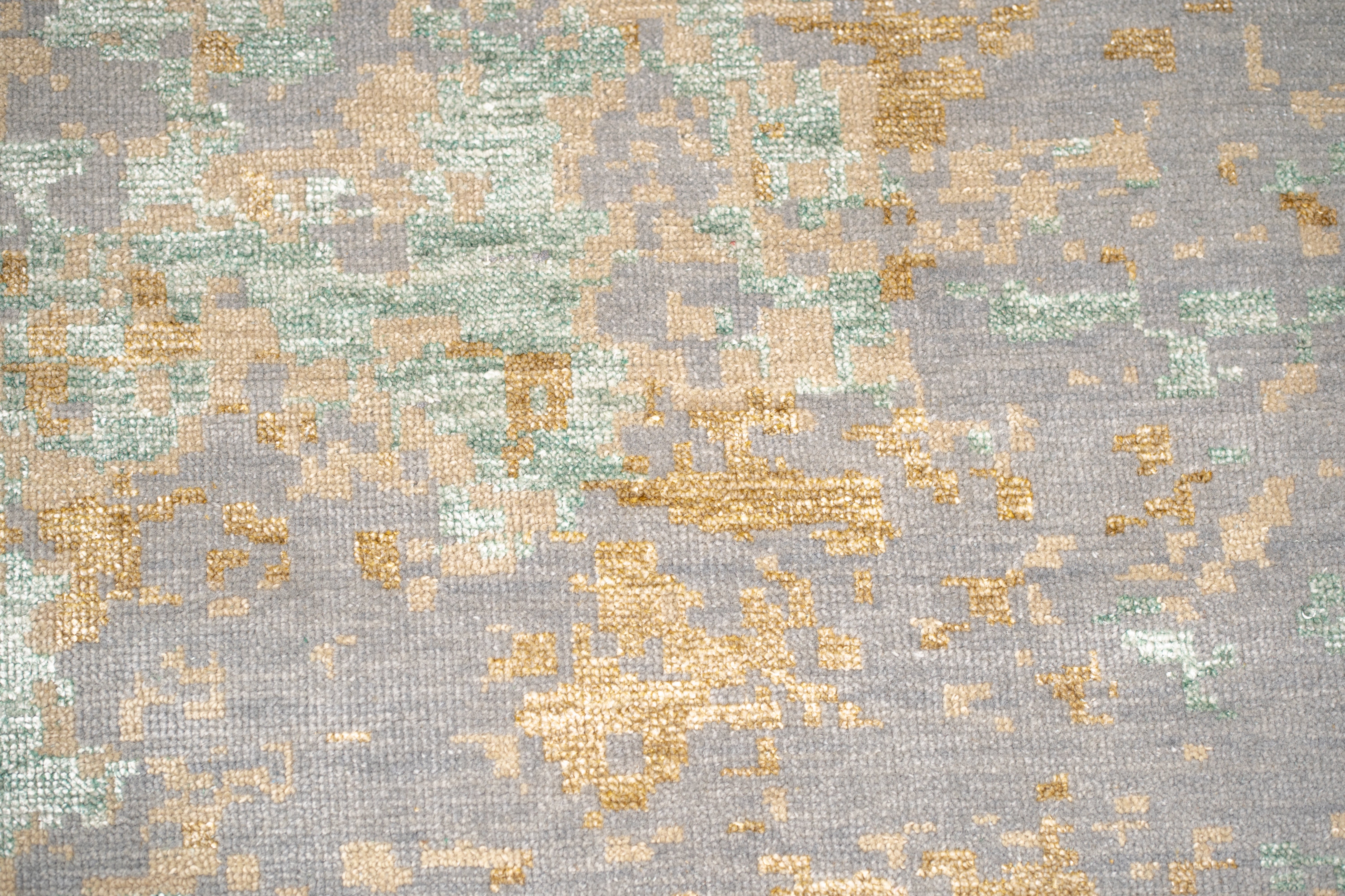 Abstract Design Handknotted Carpet DIA- 727