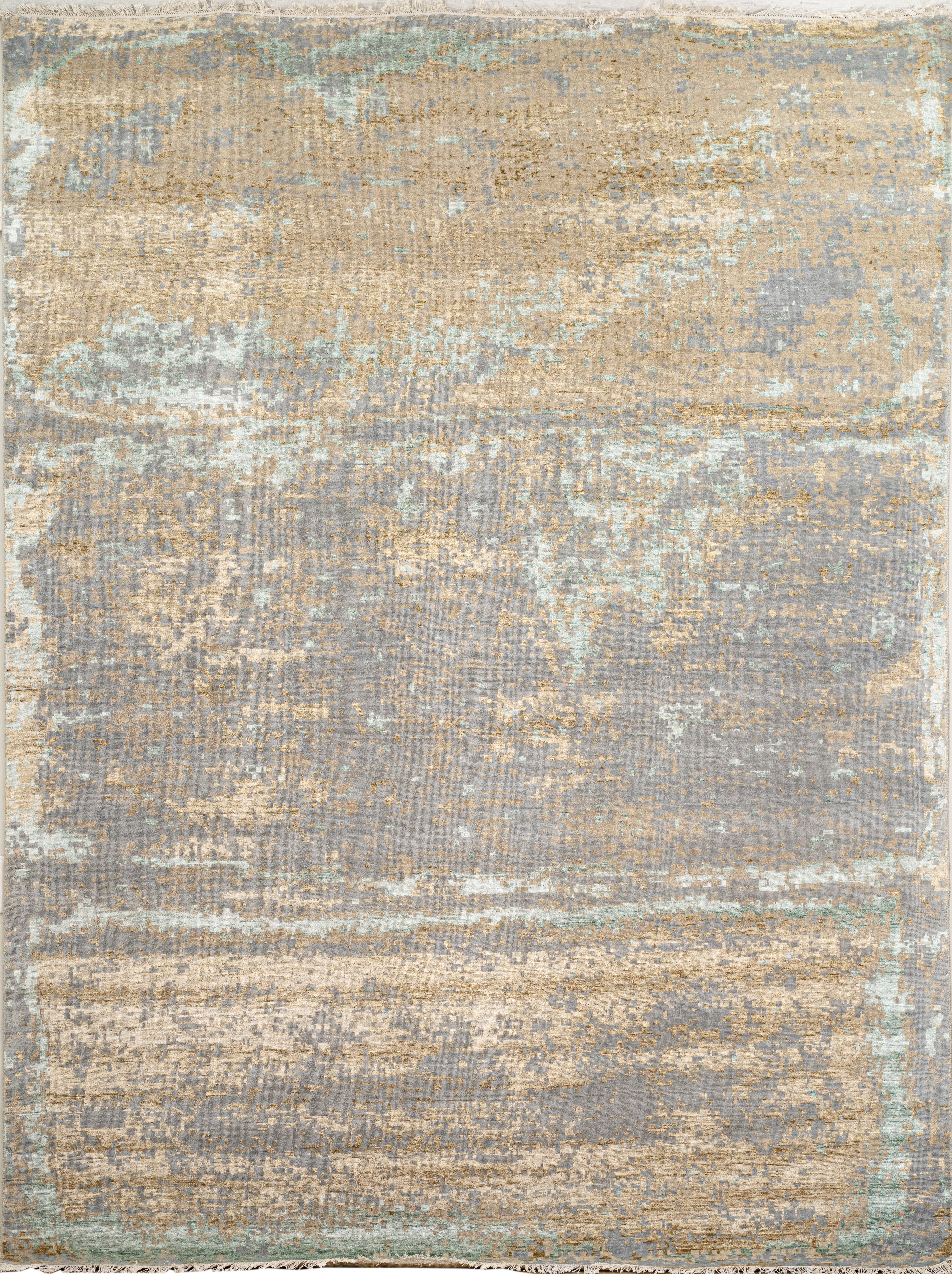 Abstract Design Handknotted Carpet DIA- 727
