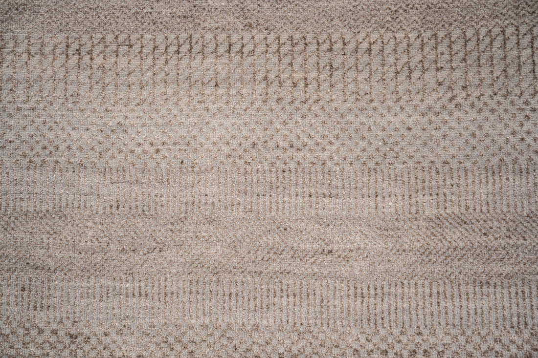 Handknotted Carpet  DIA- 0127 MCN, Quick Silver & Quincy